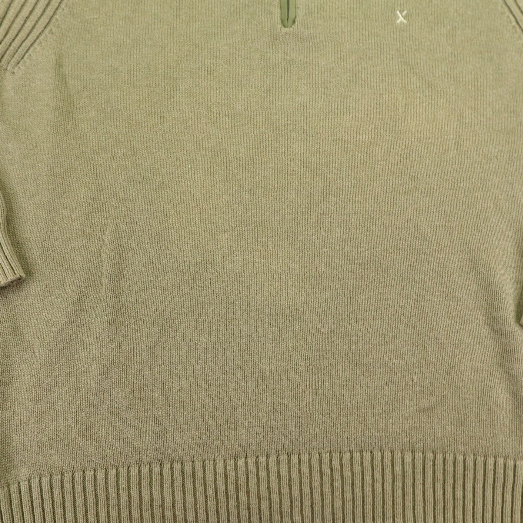 BRAX VINTAGE BRAX Sweater Men Large Pullover Knit 1/4 Zip Mock Neck Green Casual Outdoor Size US L / EU 52-54 / 3 - 4 Thumbnail