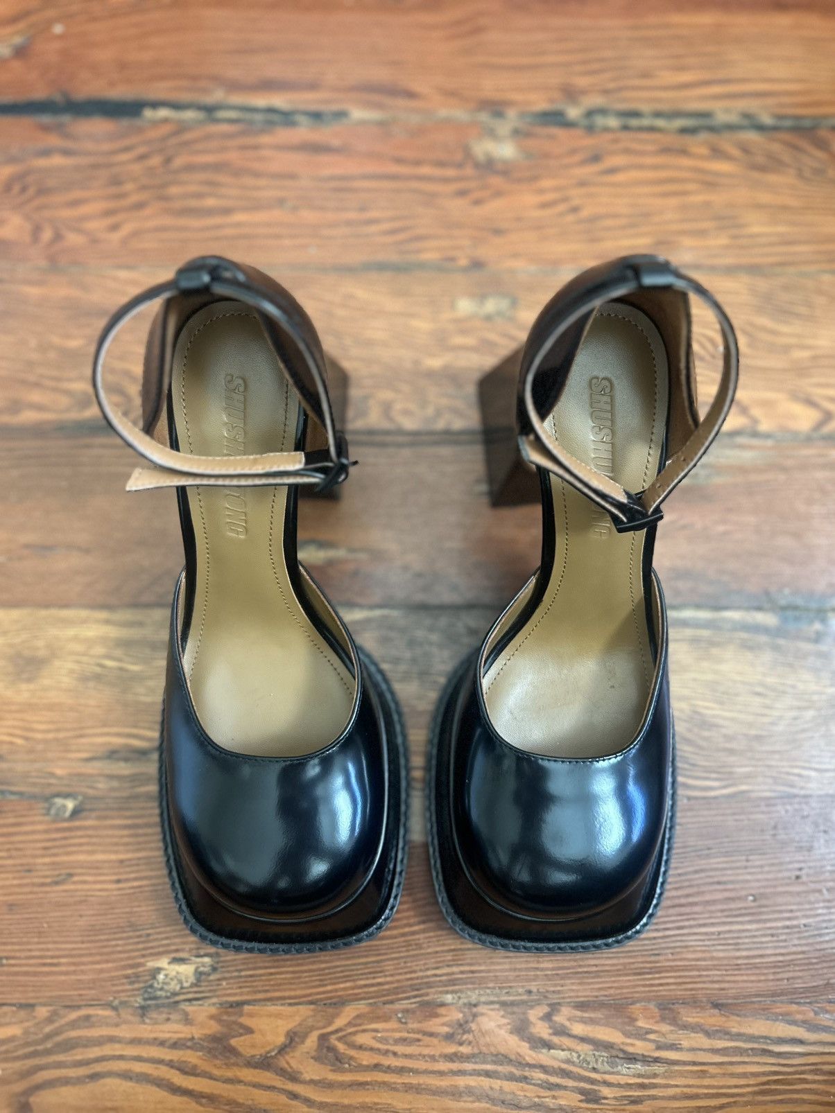 Shushu/Tong Shushu tong black round toe strap heel EU 36 Size US 6 / IT 36 - 1 Thumbnail