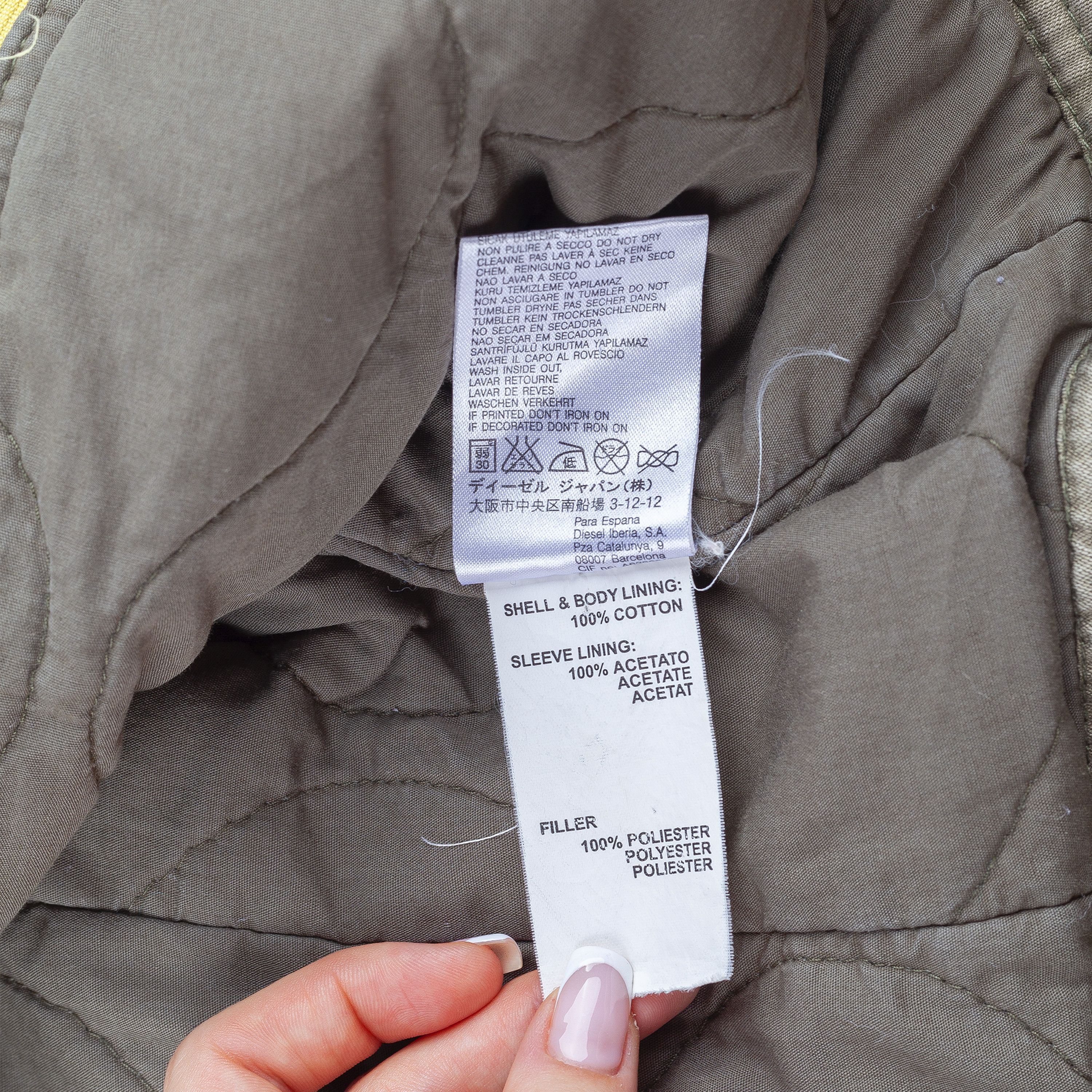 Diesel × Diesel Black Gold Diesel Vintage Olive Green Jacket (S) Size S / US 4 / IT 40 - 7 Thumbnail
