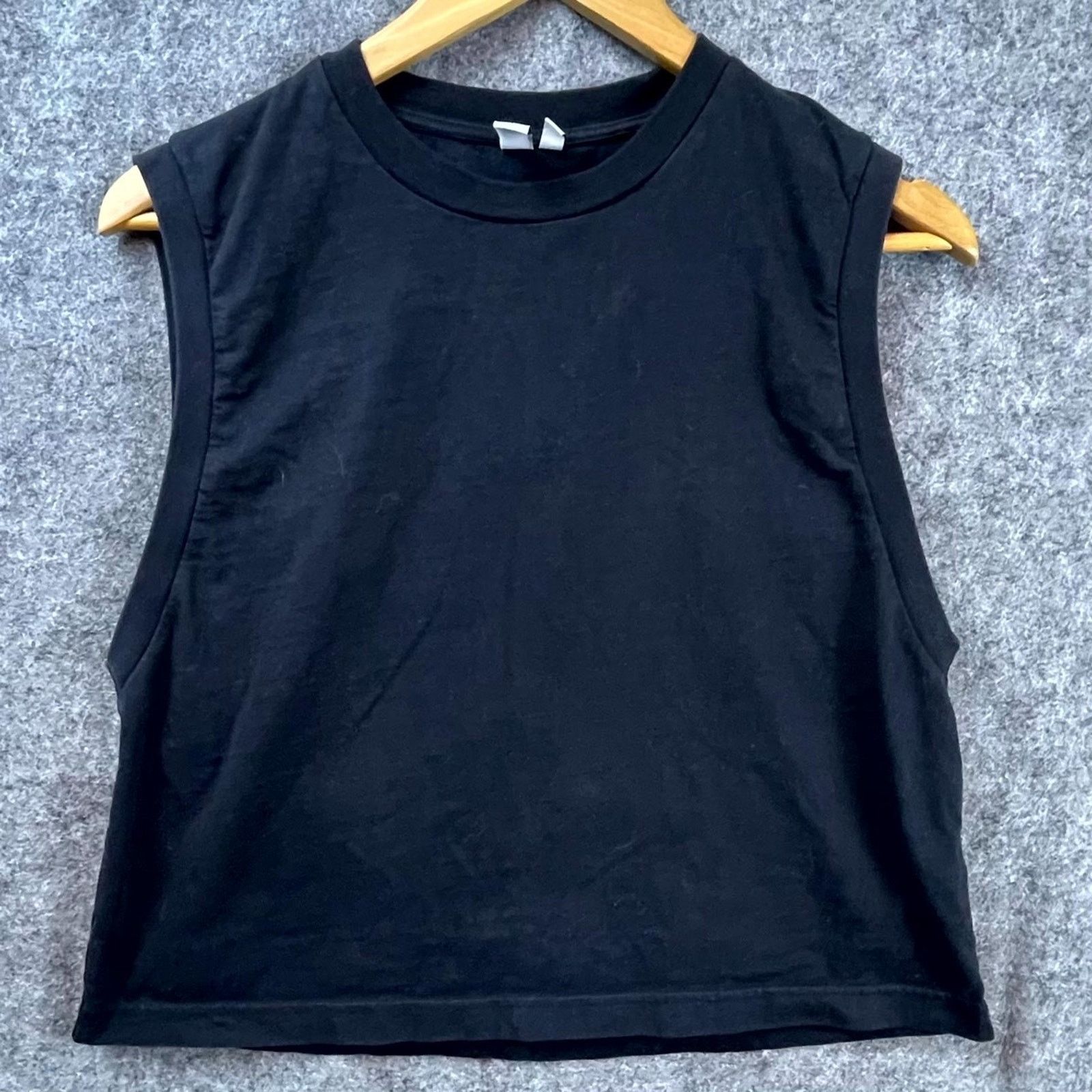 & Other Stories & Other Stories Cropped Top Women Small Black Basic Neutral Size S / US 4 / IT 40 - 1 Thumbnail