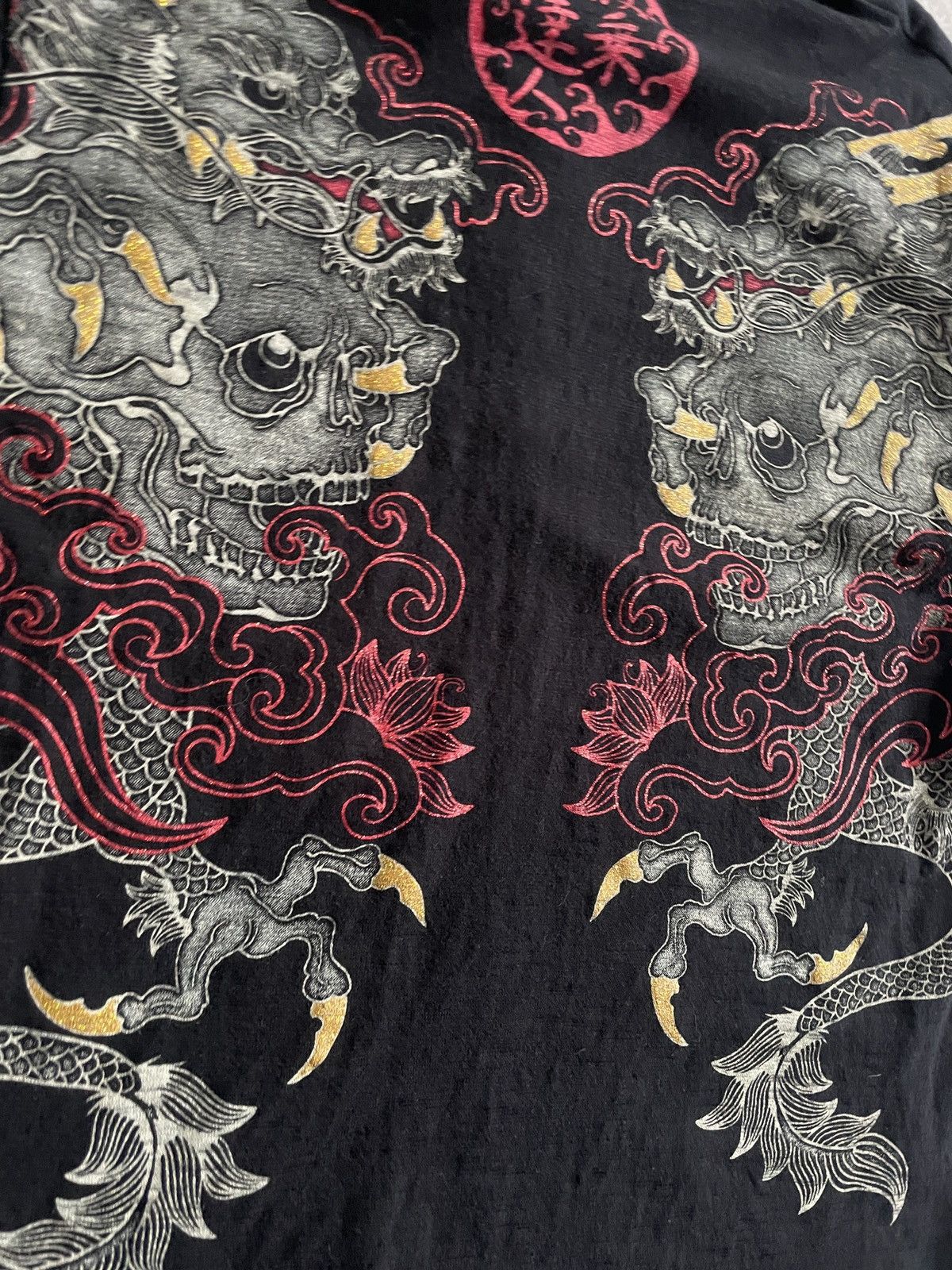Japanese Brand 2000s Japanese archive Glitter Sukajan Yakuza Polo Size US S / EU 44-46 / 1 - 8 Thumbnail