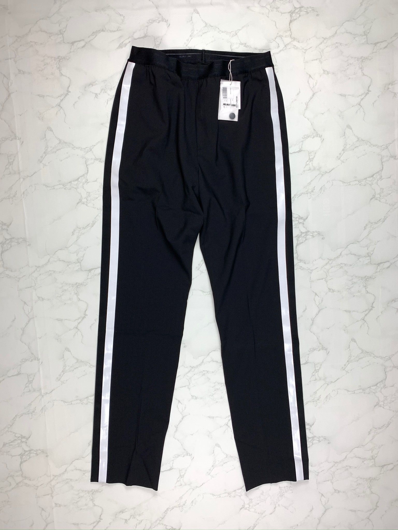 Helmut Lang 🔥65% OFF🔥 [SALE] Helmut Lang Band Pull On Black Pants Size US 30 / EU 46 - 2 Thumbnail