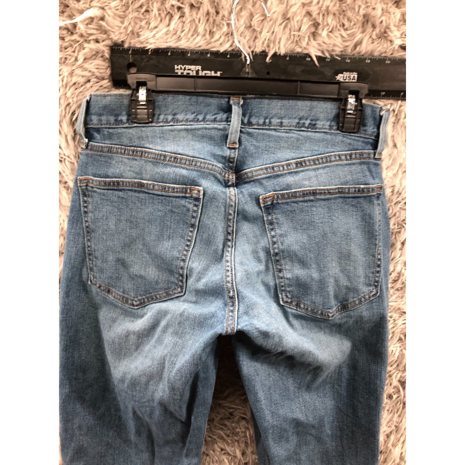 Old Navy Old Navy Athletic Straight Jeans Mens 30x30 Medium Wash Blue" Size US 30 / EU 46 - 6 Thumbnail
