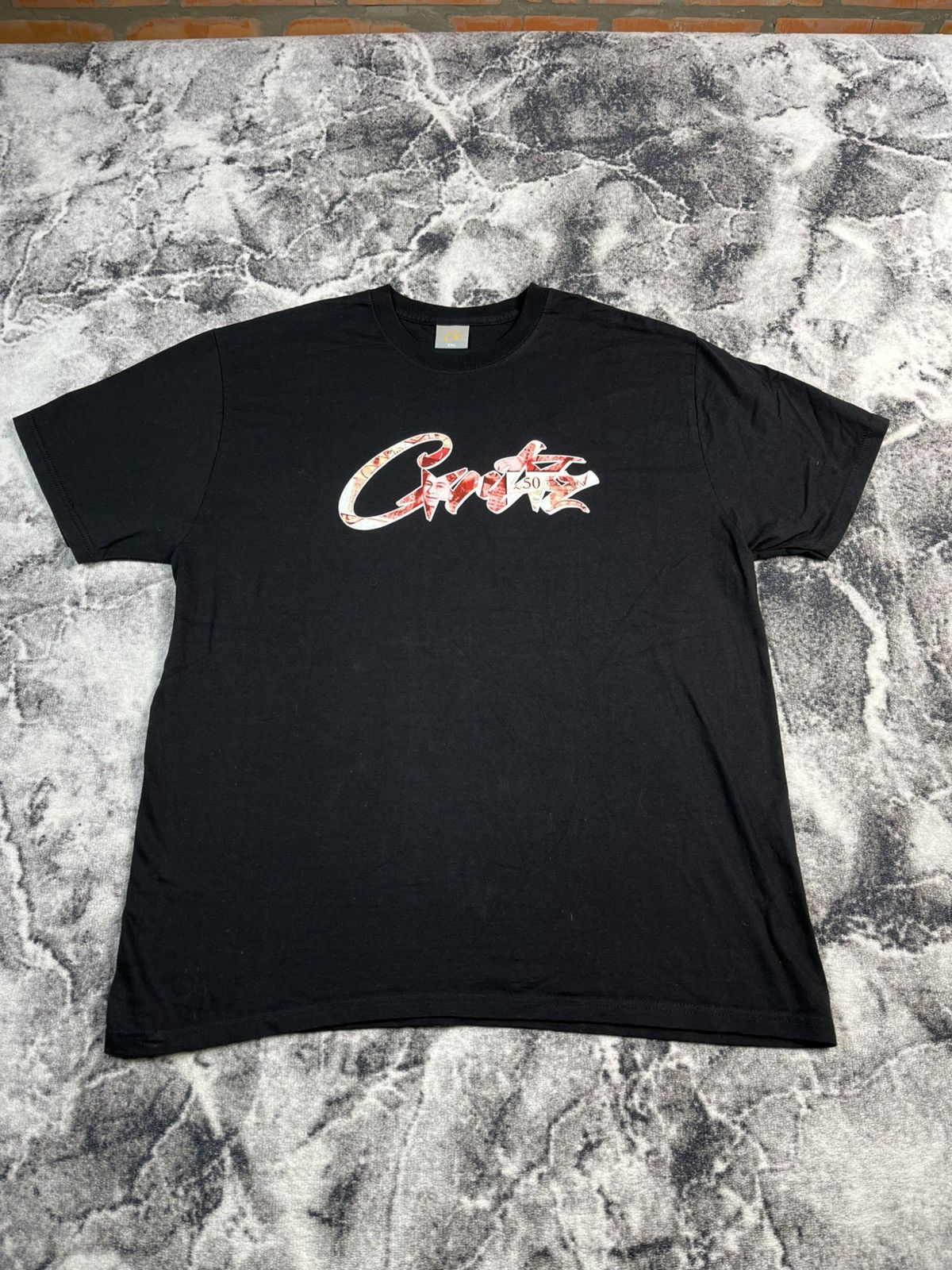 Corteiz × Trapstar London Corteiz Allstarz Logo tee black | Grailed