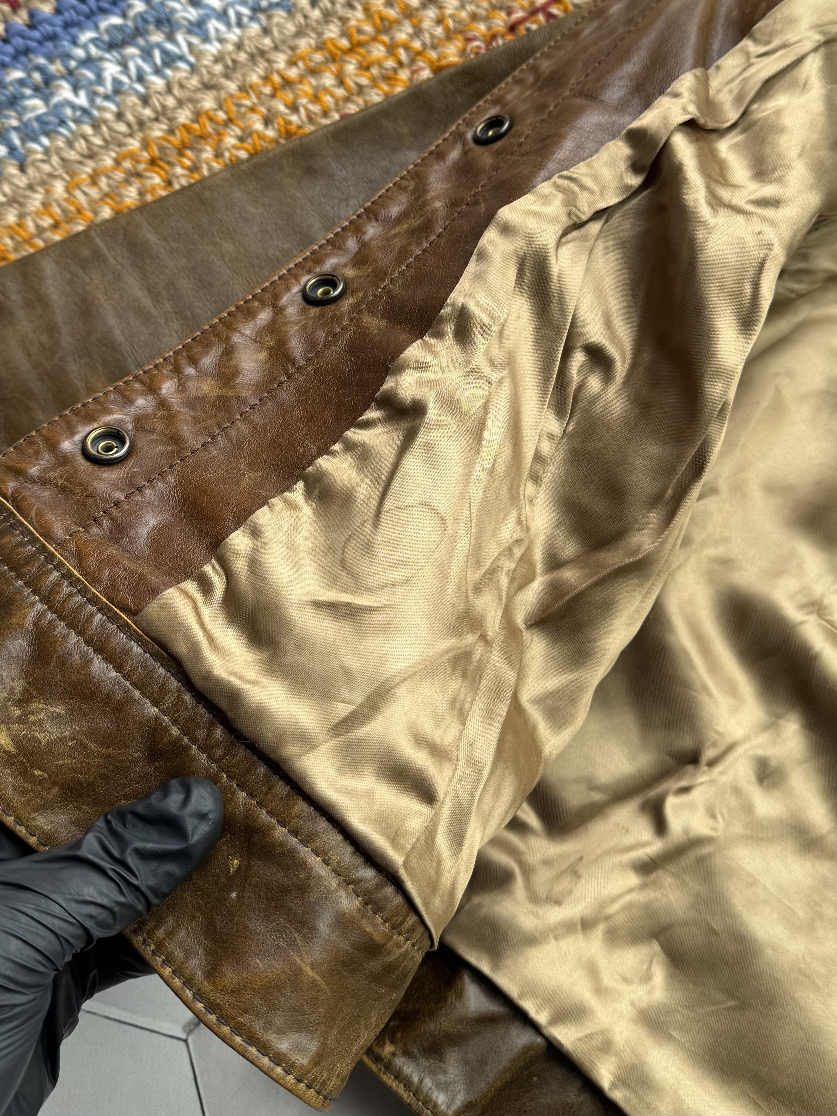 Japanese Brand Vintage Cropped Leather Jacket(E4) Size S / US 4 / IT 40 - 8 Thumbnail