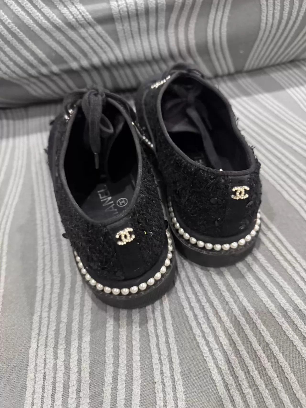 Chanel CHANEL Woven Sneaker 38 Size US 7.5 / IT 37.5 - 2 Thumbnail
