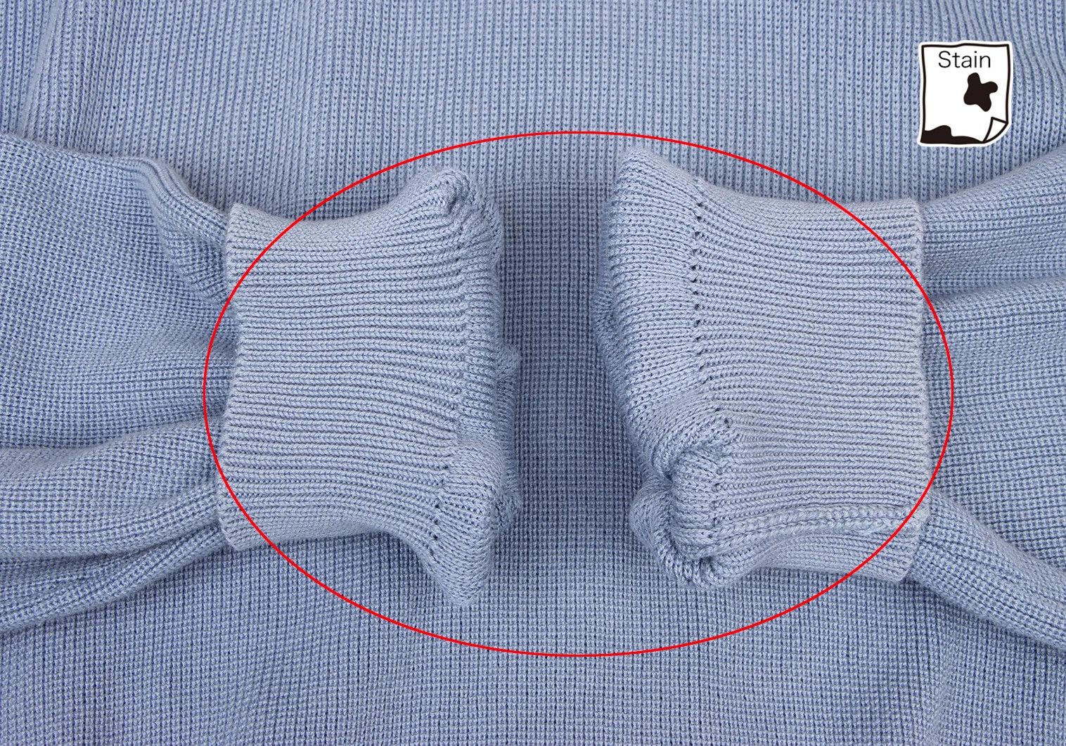 Issey Miyake Off-Shoulder Knit Sweater in Light Blue, Size M Size US M / EU 48-50 / 2 - 8 Thumbnail