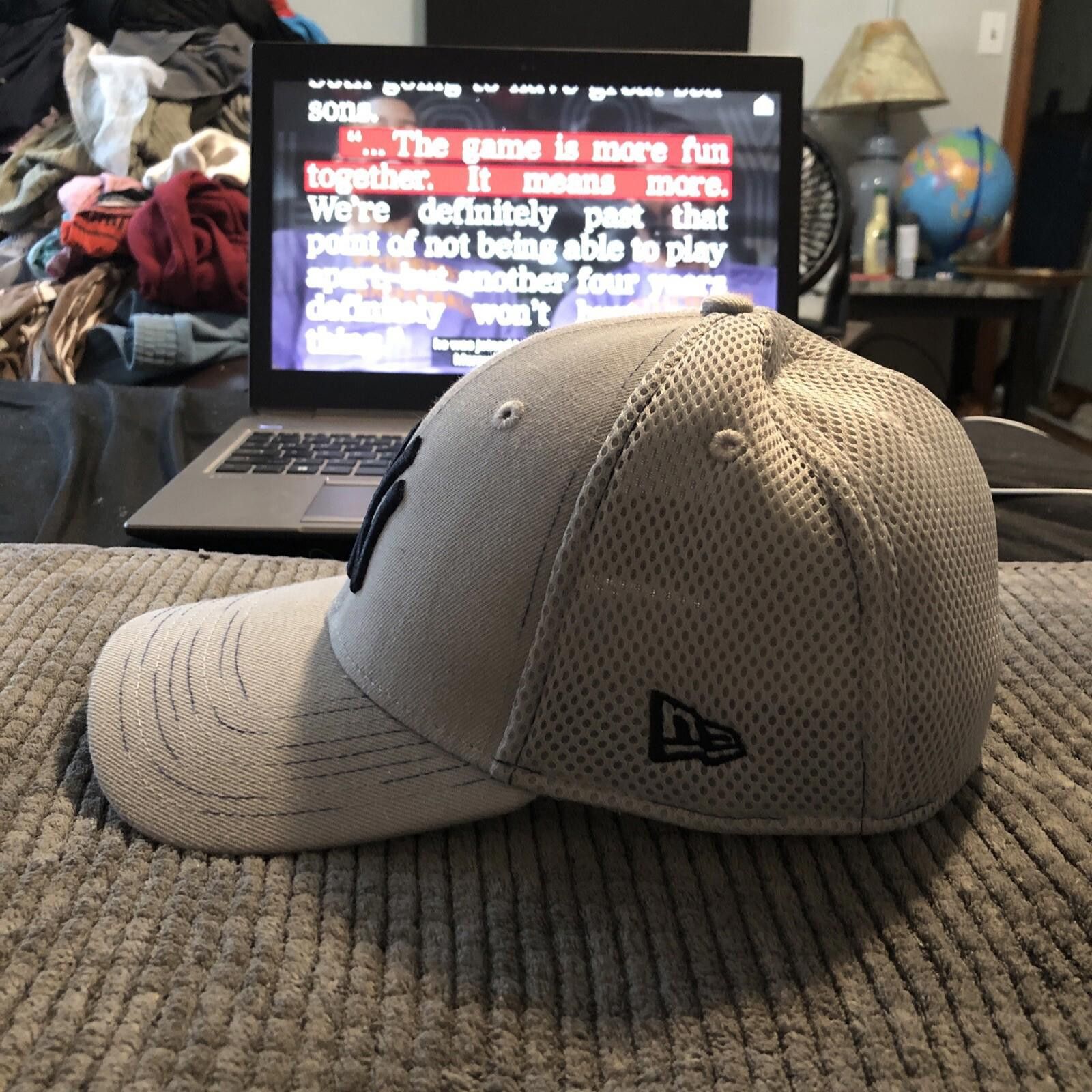 New Era New Era MLB NEO 39Thirty Stretch Fit Cap, Gray, M/L Yankees Size ONE SIZE - 3 Thumbnail