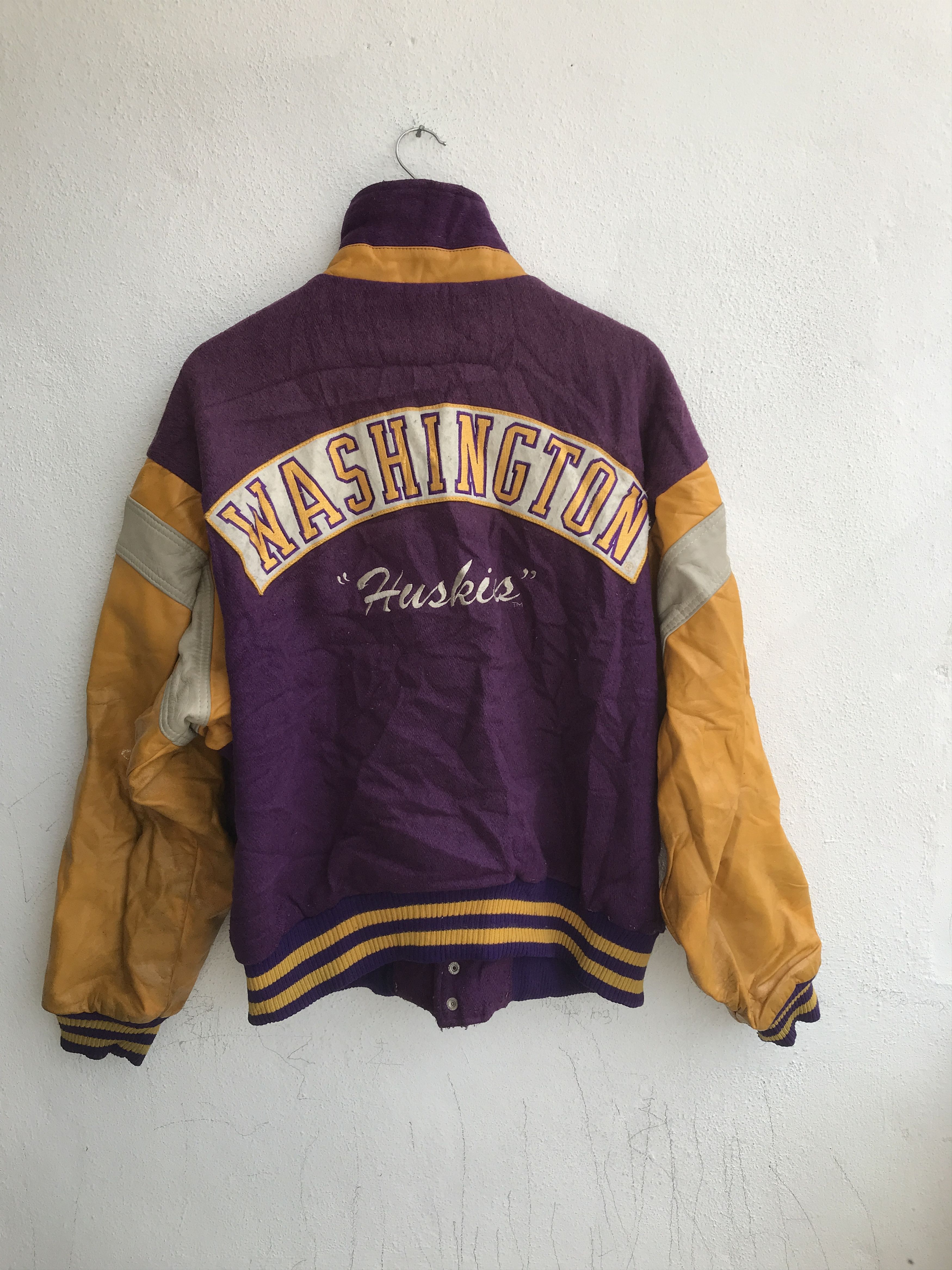 Vintage Vintage Washington Huskies Varsity Jacket Size US XL / EU 56 / 4 - 5 Thumbnail