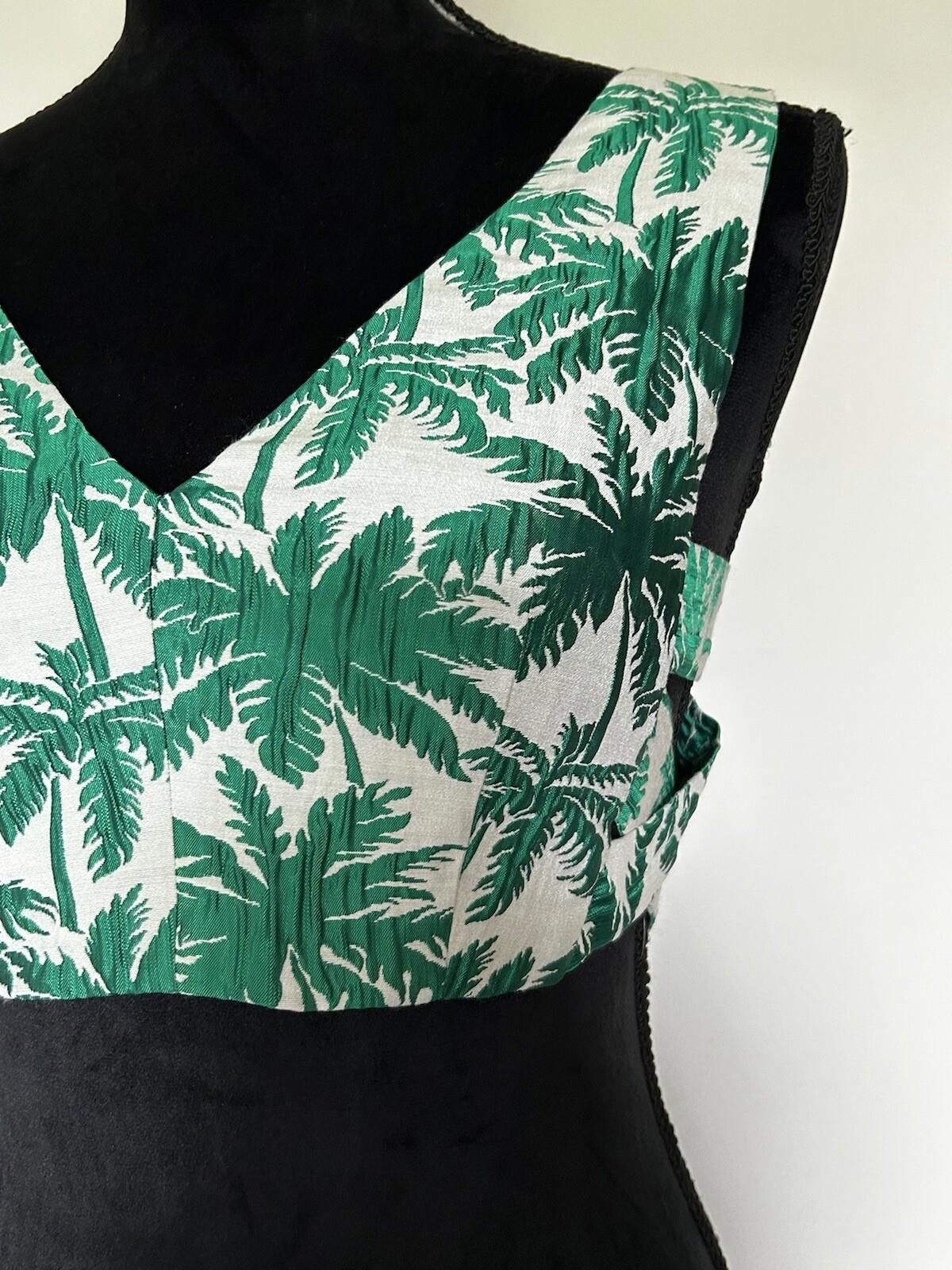 Topshop Topshop Crop Top Palm Tree Cut Out New - Size 10 (006) Size M / US 6-8 / IT 42-44 - 5 Thumbnail