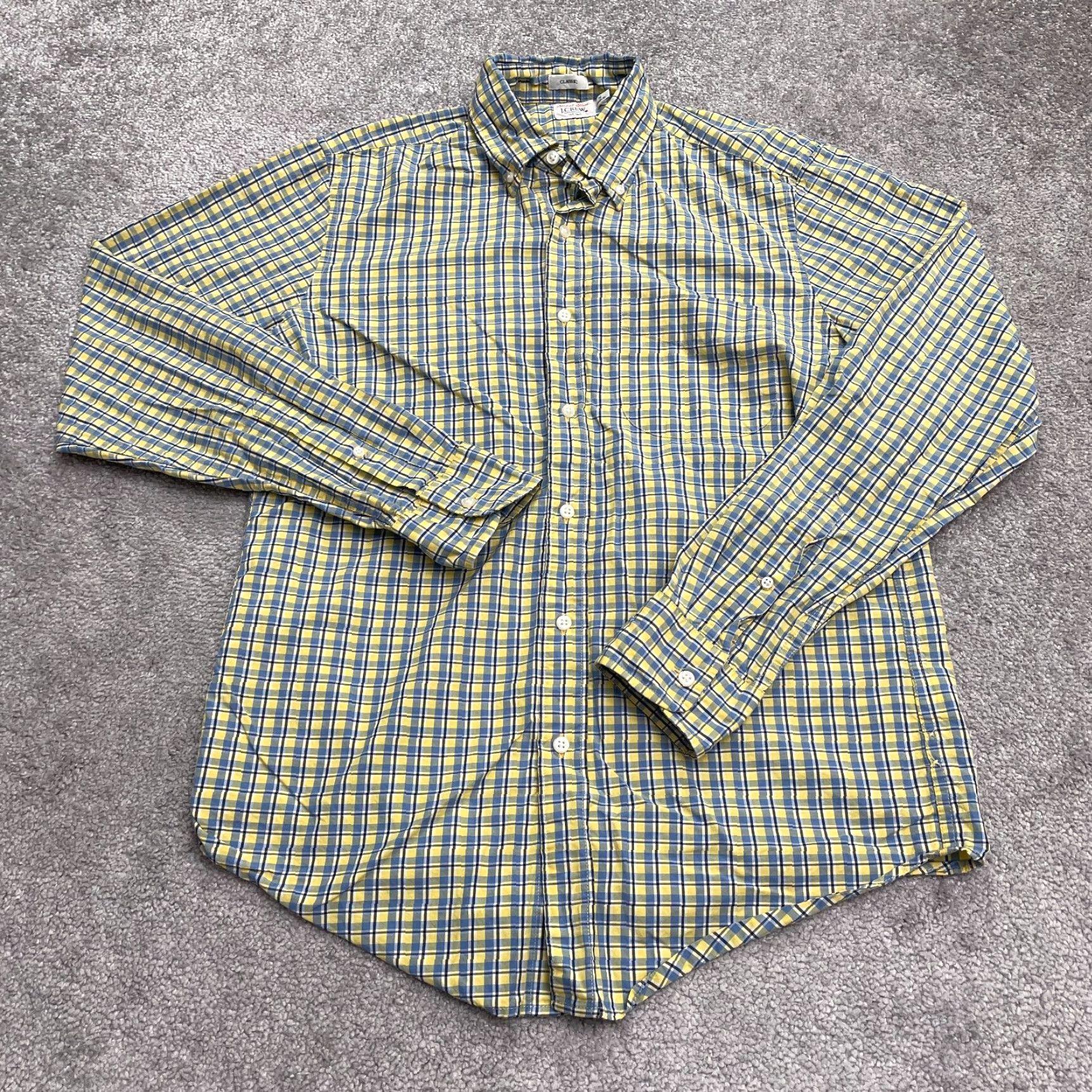 J.Crew J.CREW Shirt Mens Small Multicolor Plaid Long Sleeve Button-Down Classic Fit Casual Shirts Size US S / EU 44-46 / 1 - 2 Thumbnail
