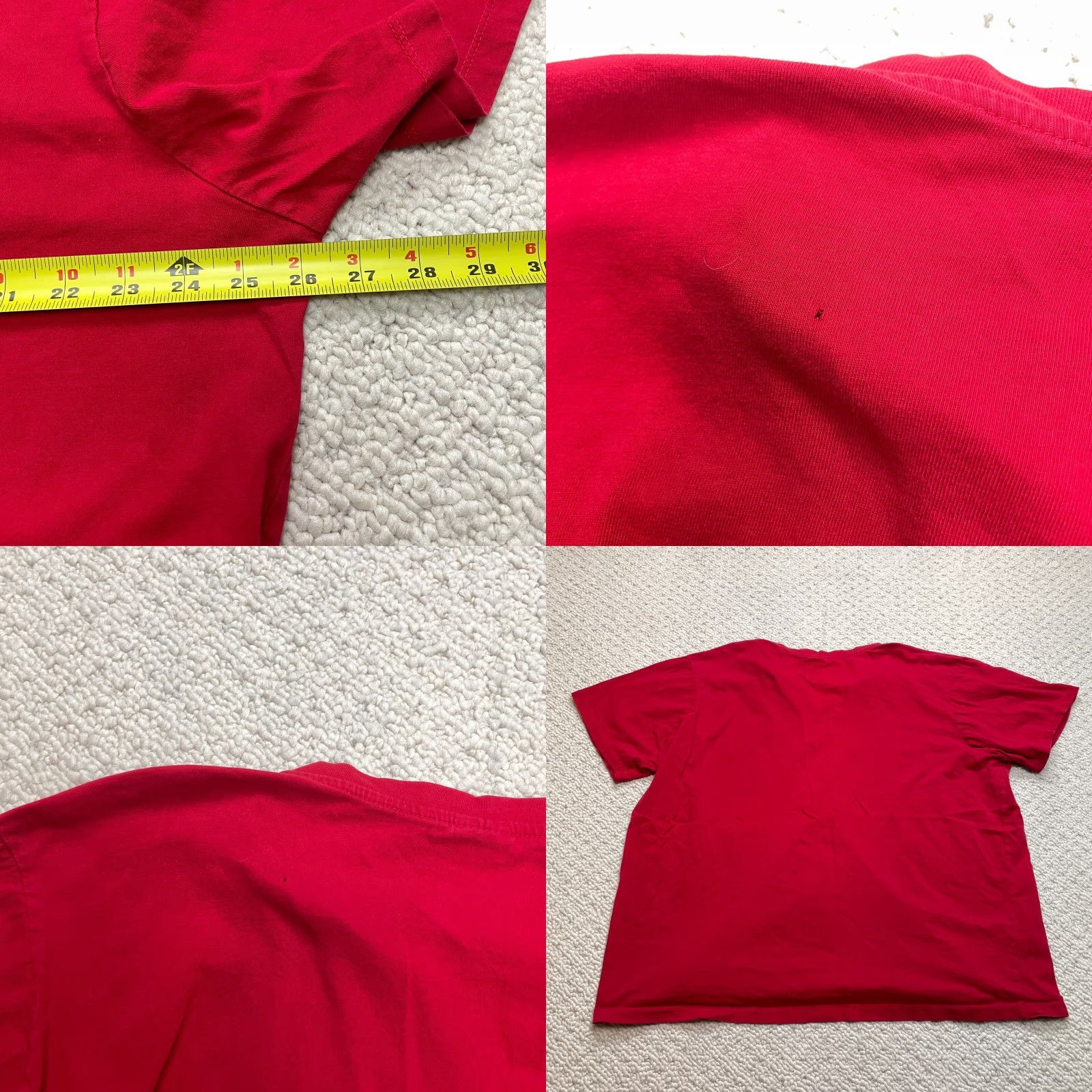 Vintage US Polo Assn. Shirt Mens 2XL Red Solid Short Sleeve V Neck Cotton Logo Size US XXL / EU 58 / 5 - 8 Thumbnail