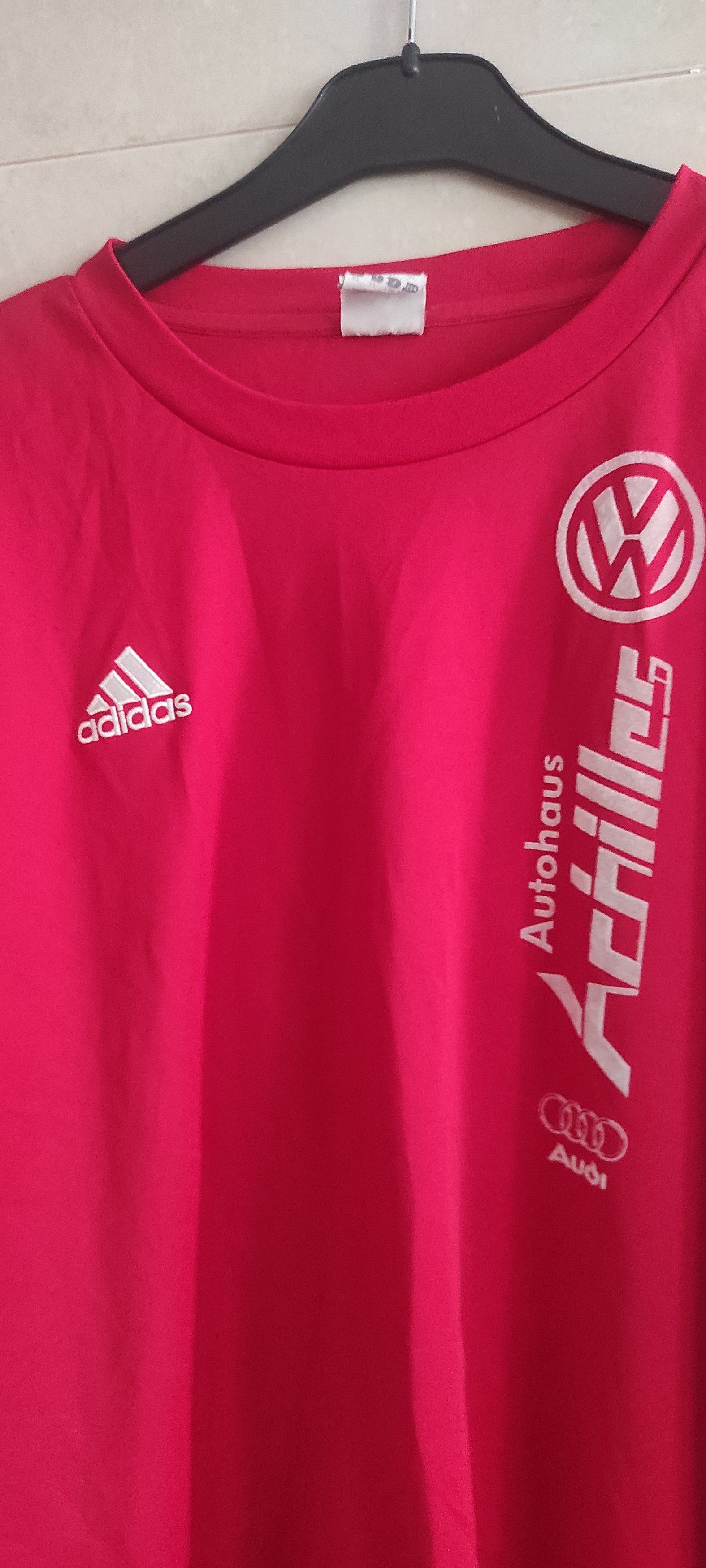 Adidas × Audi Vintage Men's Adidas Jersey 80s SF Ahlum Red Size XL Size US XL / EU 56 / 4 - 3 Thumbnail
