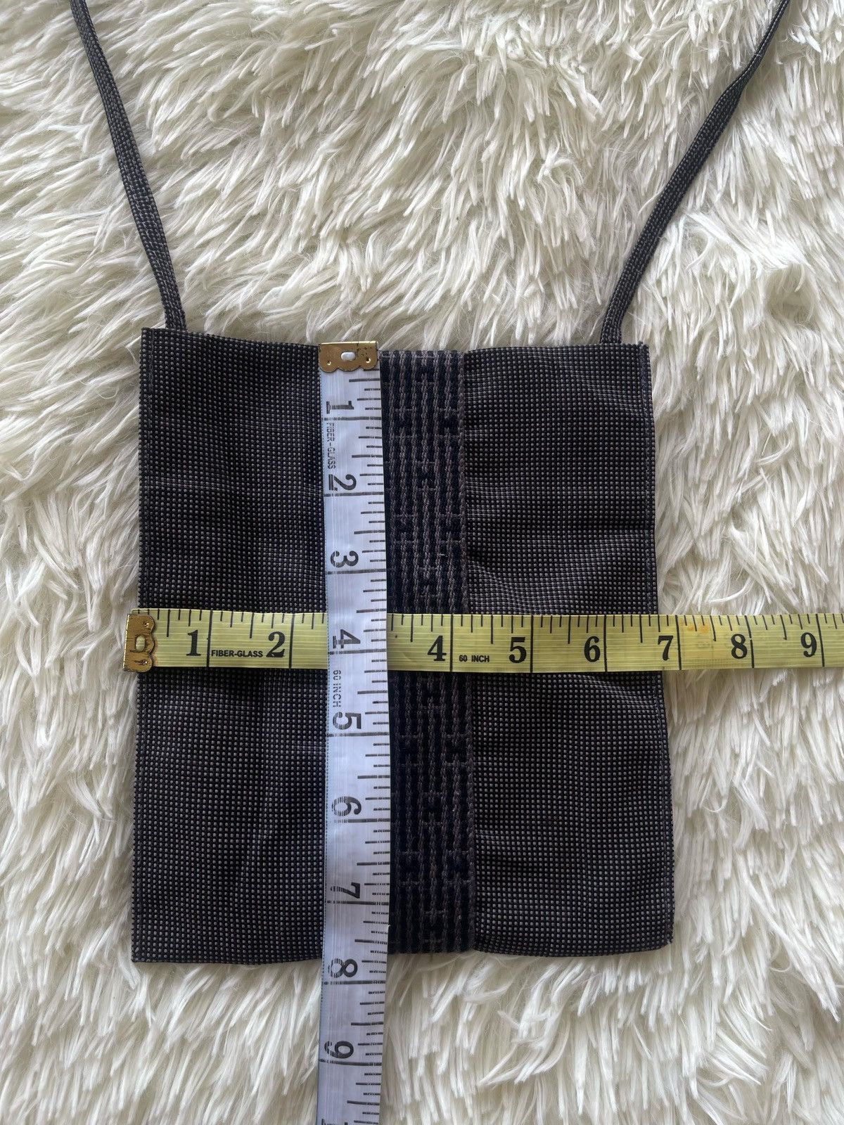 Hermes × Vintage Hermes Toile Herline Pochette Crossbody Bag Size ONE SIZE - 24 Thumbnail