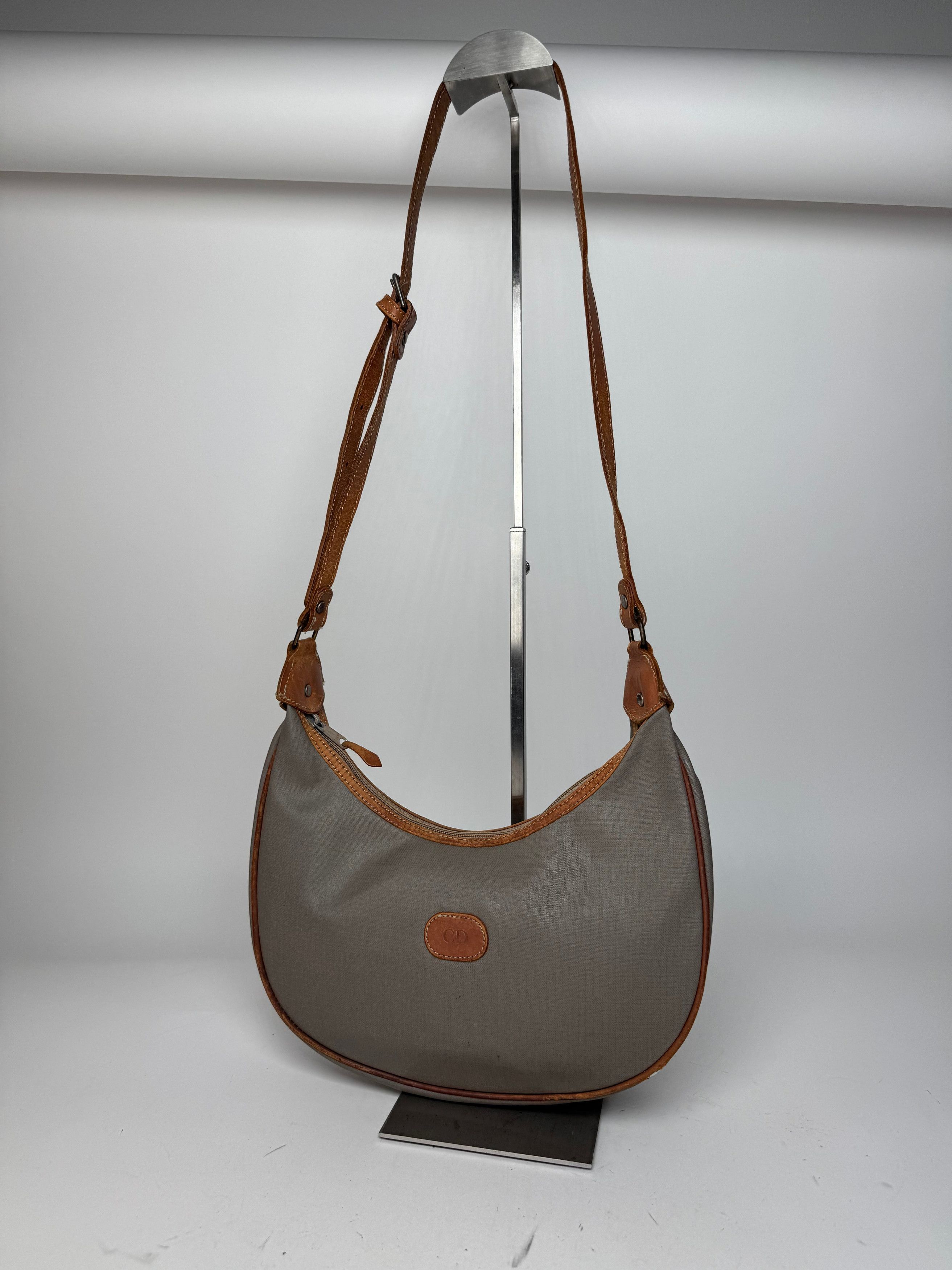 Vintage 2-Way Bag Grey Brown