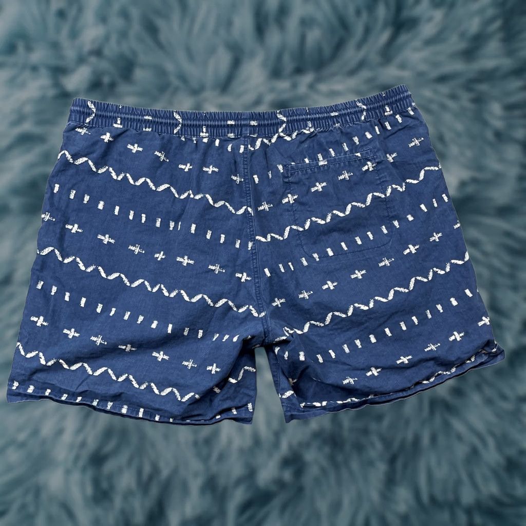 Bonobos Bonobos Shorts Men 2XL Blue Geometric Aztec AOP Drawstring Cotton Unlined 7 Size US 39 - 1 Thumbnail