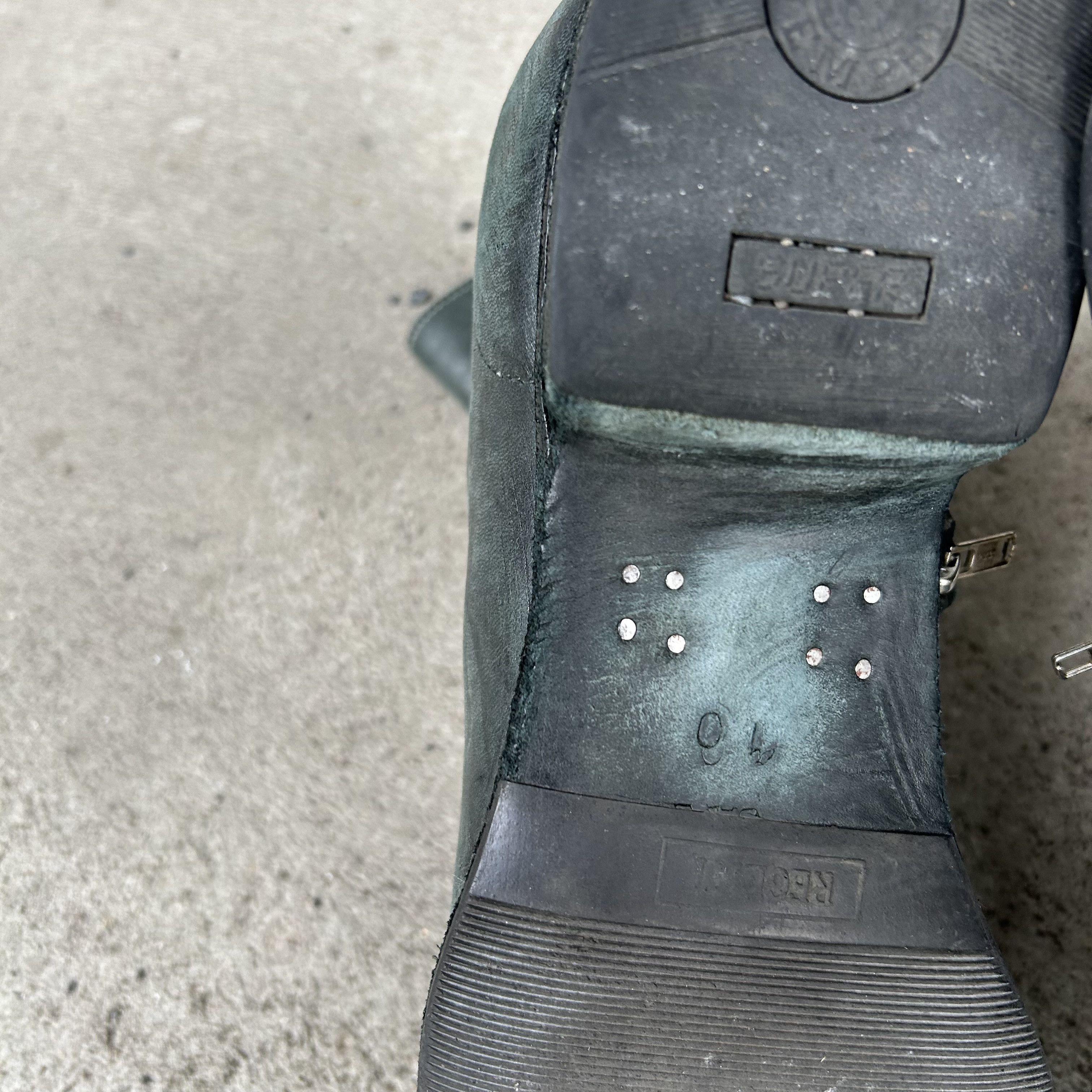 Carol Christian Poell CCP Carol Christian Poell Green Side-Zip No-Seam Boots Size US 11 / EU 44 - 9 Thumbnail