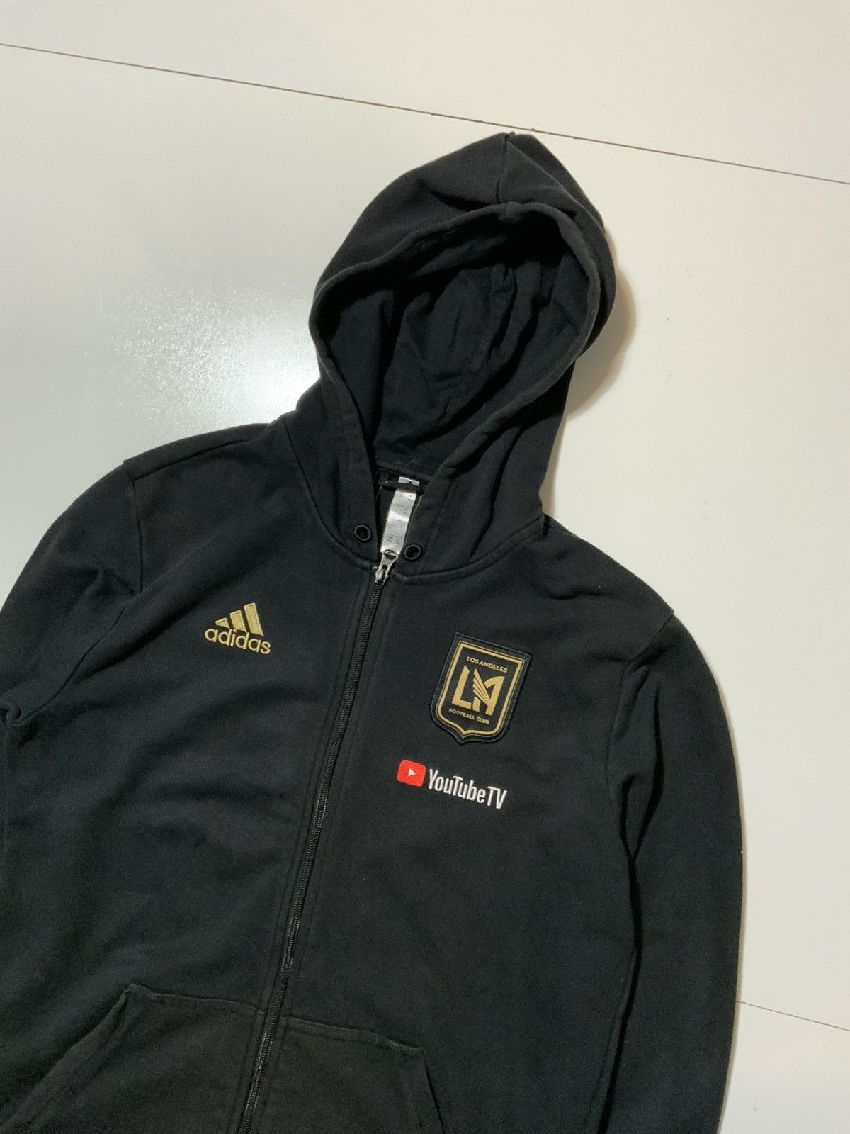 Adidas Adidas Los Angeles Football Club LAFC Team Soccer Zip Hoodie Size US M / EU 48-50 / 2 - 4 Thumbnail