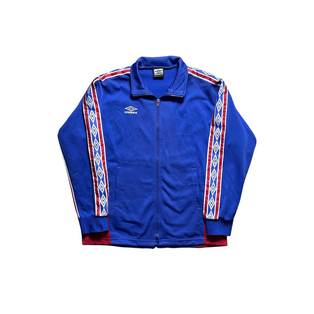 Umbro Vintage Umbro Logo Jersey Jacket Size US L / EU 52-54 / 3 - 1 Thumbnail