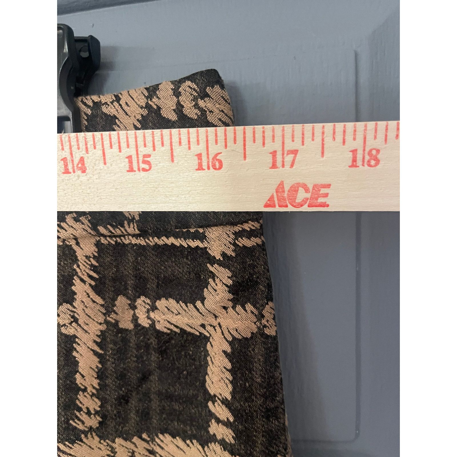 Ann Taylor Ann Taylor NWT Plaid Jacquard Pencil Skirt Brown Tan Size 8 Size 30" / US 8 / IT 44 - 2 Thumbnail