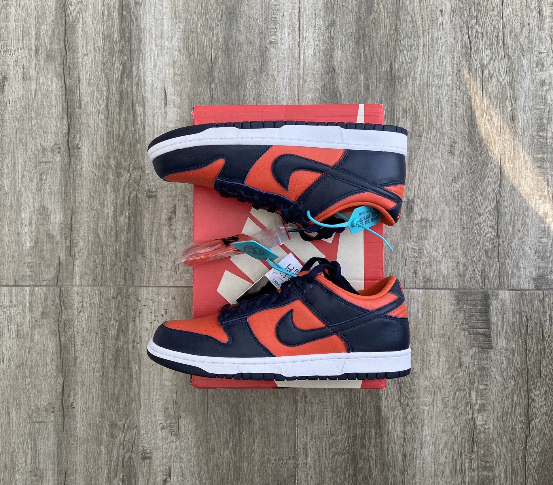 Nike Nike Dunk Low SP Champ Colors Blue Orange 42.5 Size US 9.5 / EU 42-43 - 5 Thumbnail