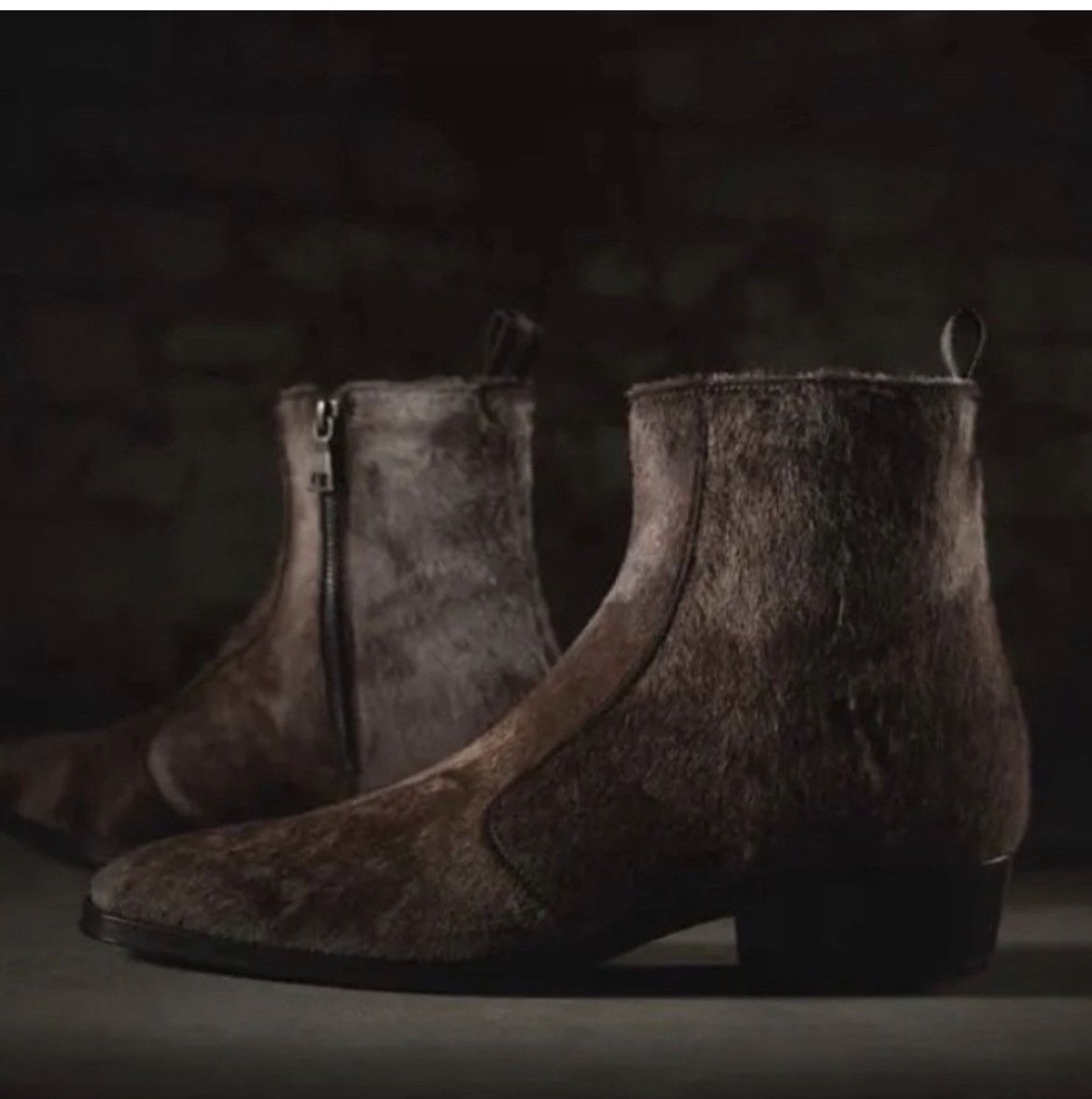 John Varvatos Ludlow Vintage Zip Boot 9 USA 42 EU Size US 9 / EU 42 - 3 Thumbnail