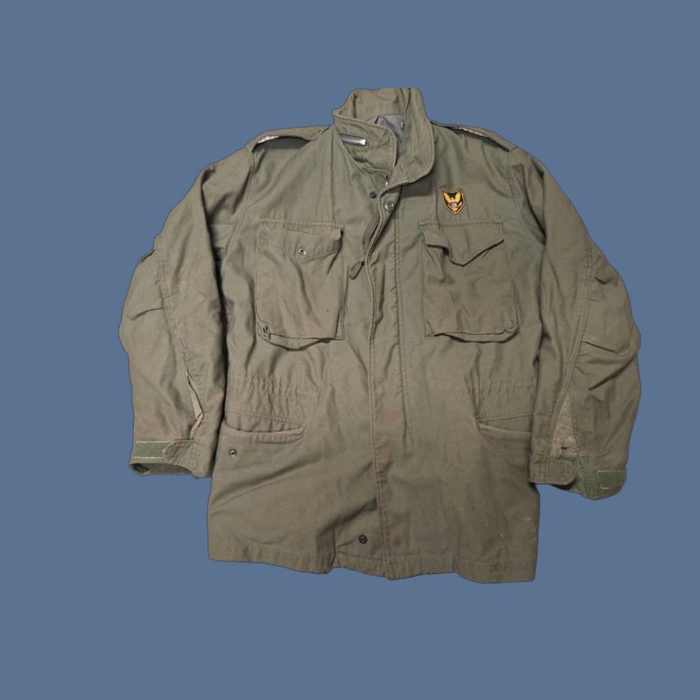 Vintage VINTAGE Unbranded Jacket Military Jacket Shirt? Size US S / EU 44-46 / 1 - 1 Thumbnail