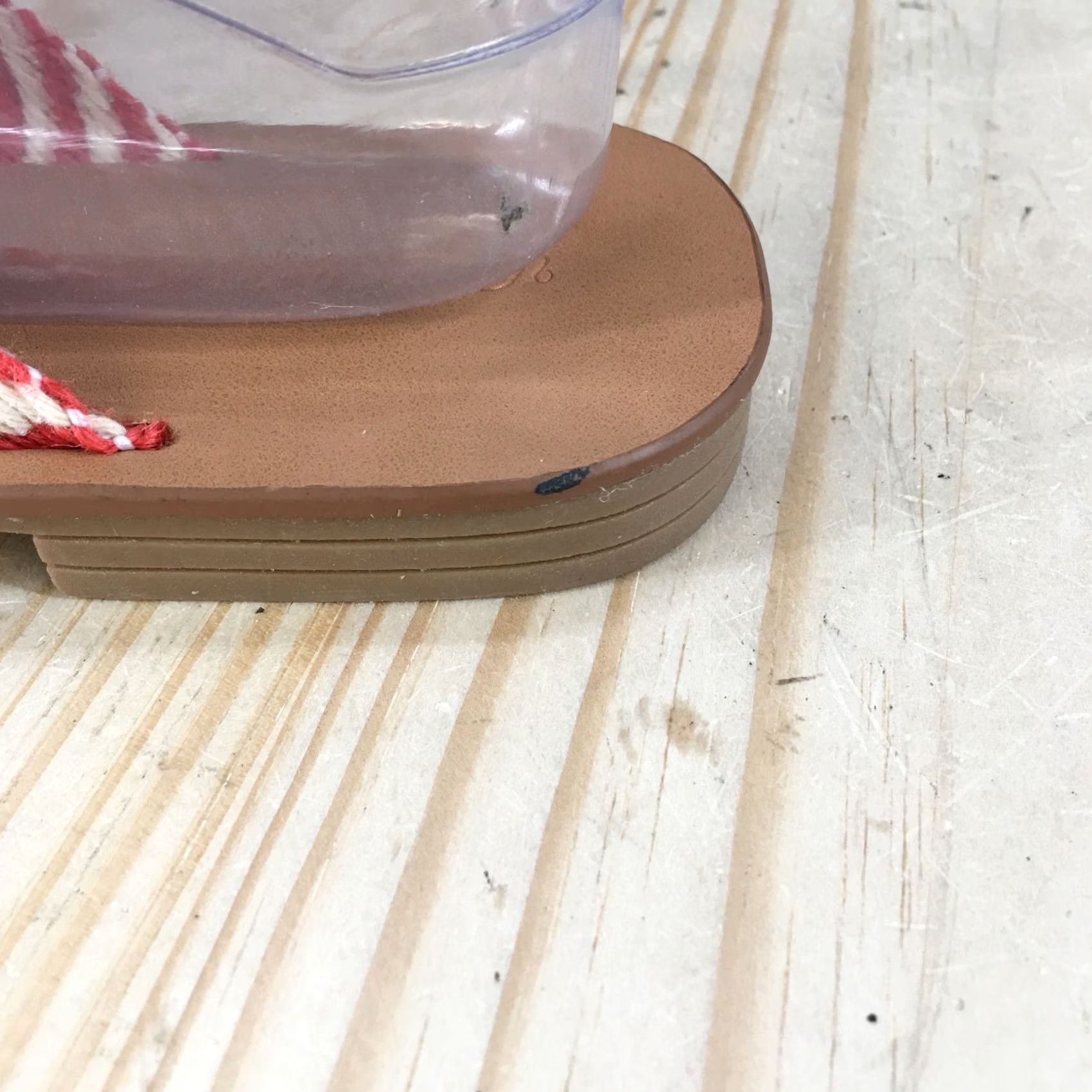 Vintage Universal Thread Sandals Womens 6.5 Louise Chevron Knotted Slide Red Striped SS19 Shoes Womens Slide Red Chevron Knotted Louisa Louise 6.5 Womens Size US 7 / IT 37 - 5 Thumbnail