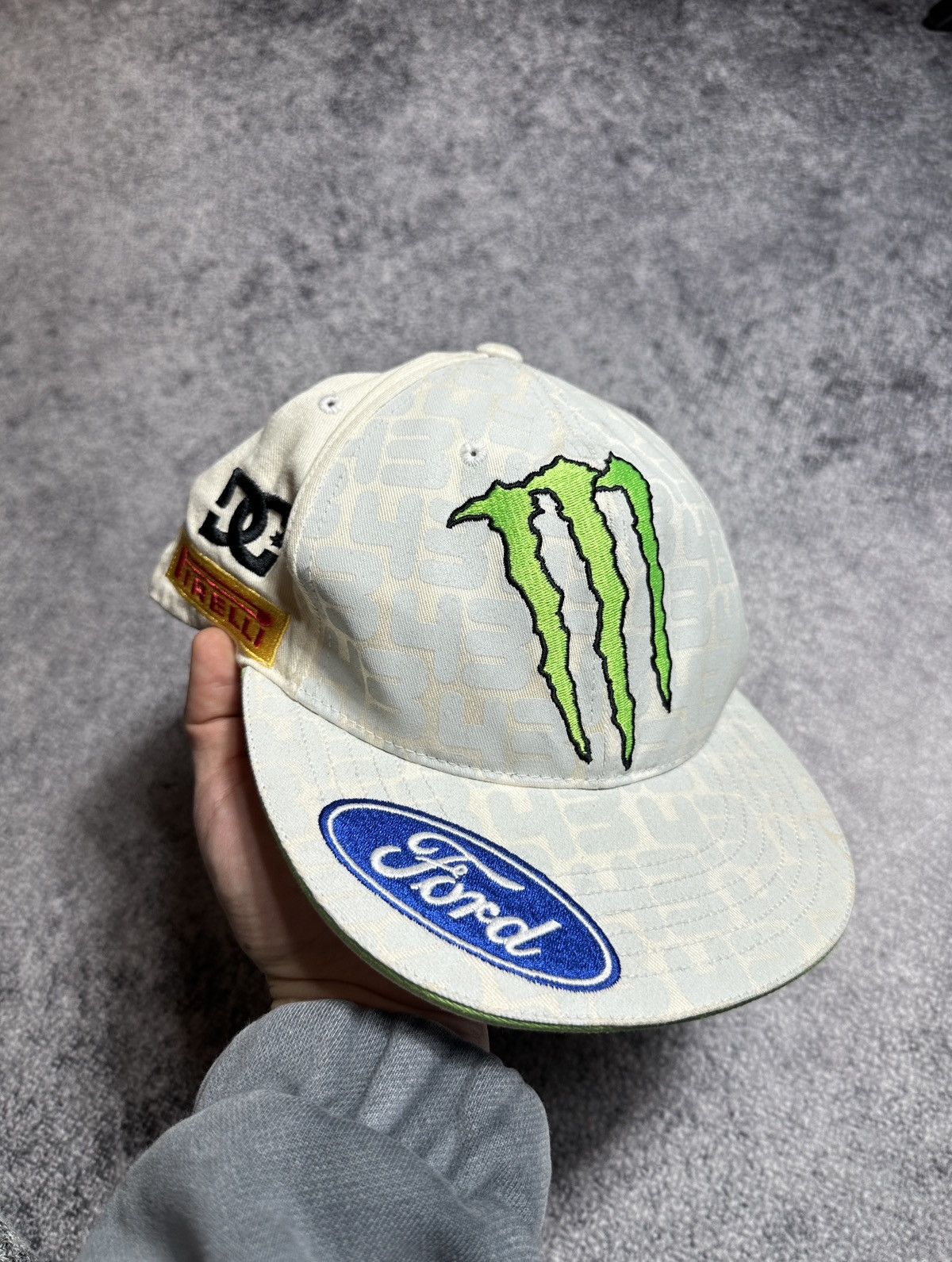 DC × Ford DC Ford Block 43 Monster Big Logo Cap Hat Style USA Rare VTg Size ONE SIZE - 1 Thumbnail