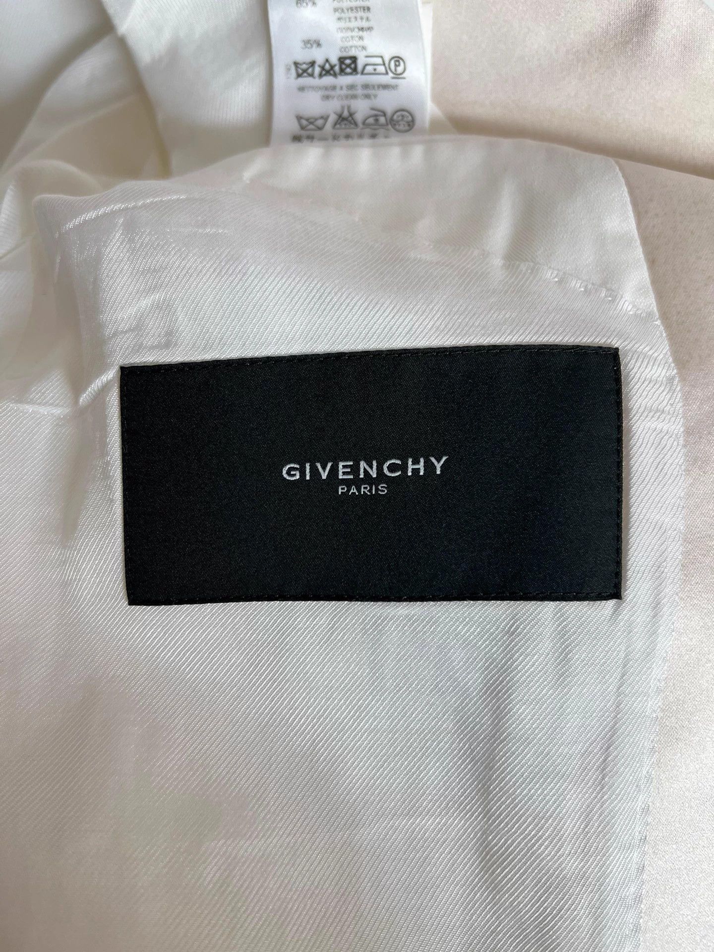 Givenchy Givenchy Satin Collar White Blazer 48 Size 48S - 6 Thumbnail