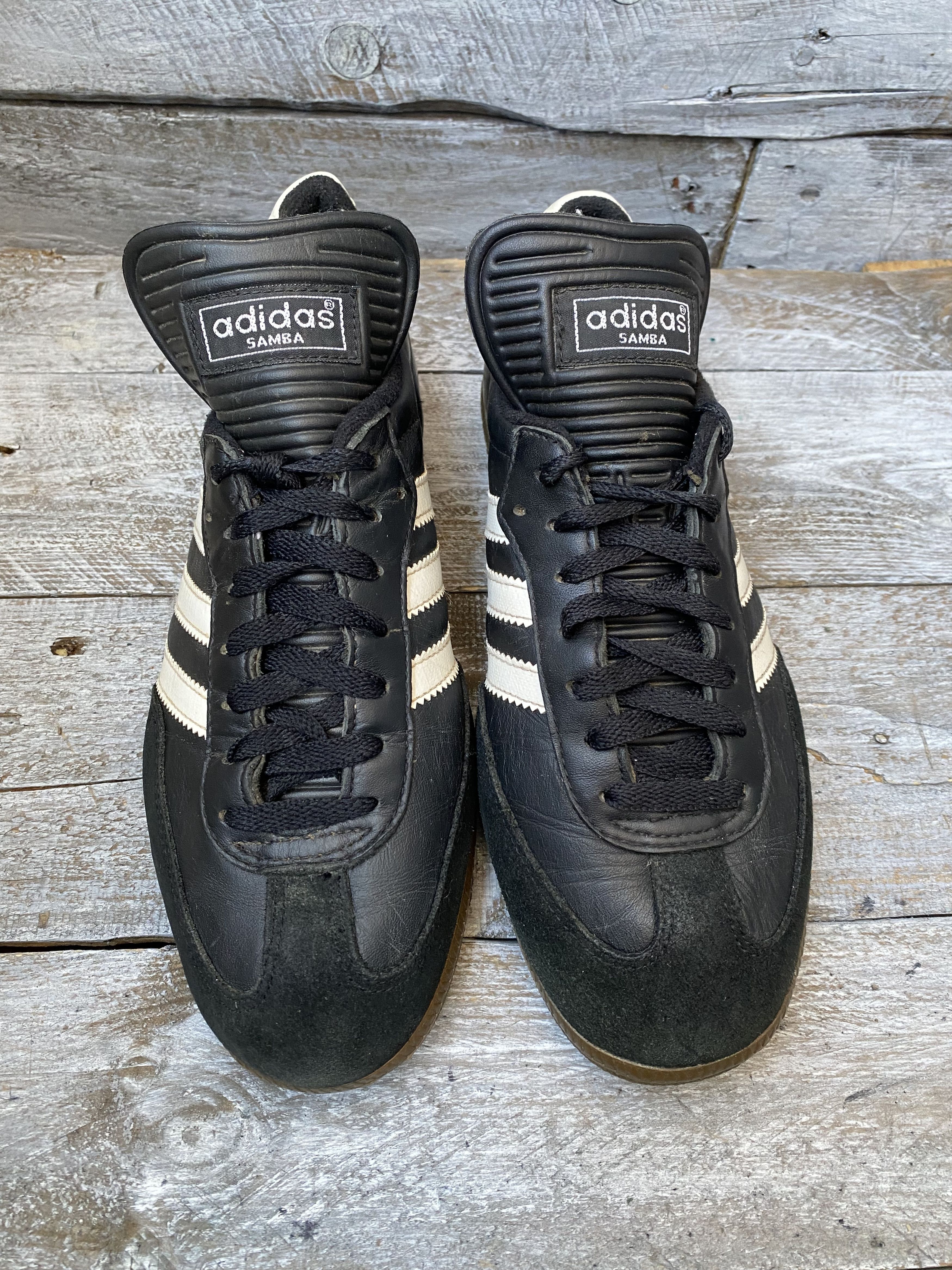 Adidas × Vintage 🔴Vintage Rare Adidas Samba long tongue low-top sneakers Size US 9 / EU 42 - 4 Thumbnail