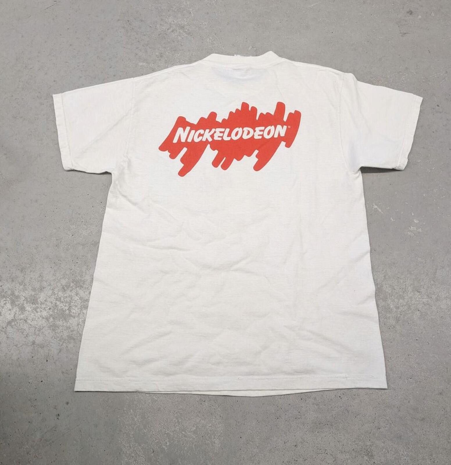 Tultex Vintage 90s Nickelodeon Game Lab TV Promo T-shirt Size US M / EU 48-50 / 2 - 3 Thumbnail