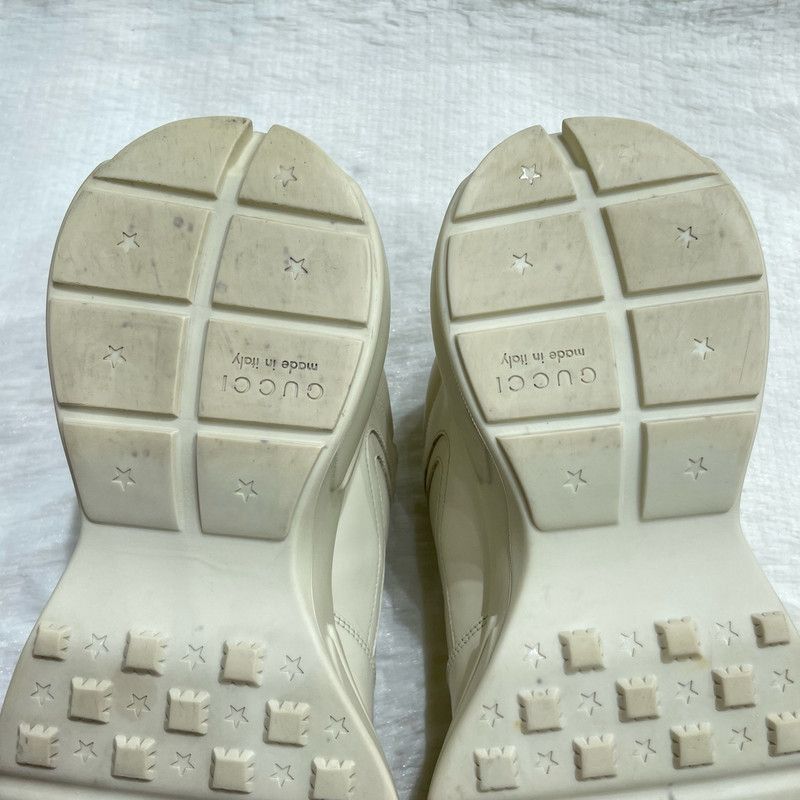 Gucci Gucci Rhyton Logo Sneakers in Ivory - Size US 10.5 / EU 43-44 - 7 Thumbnail