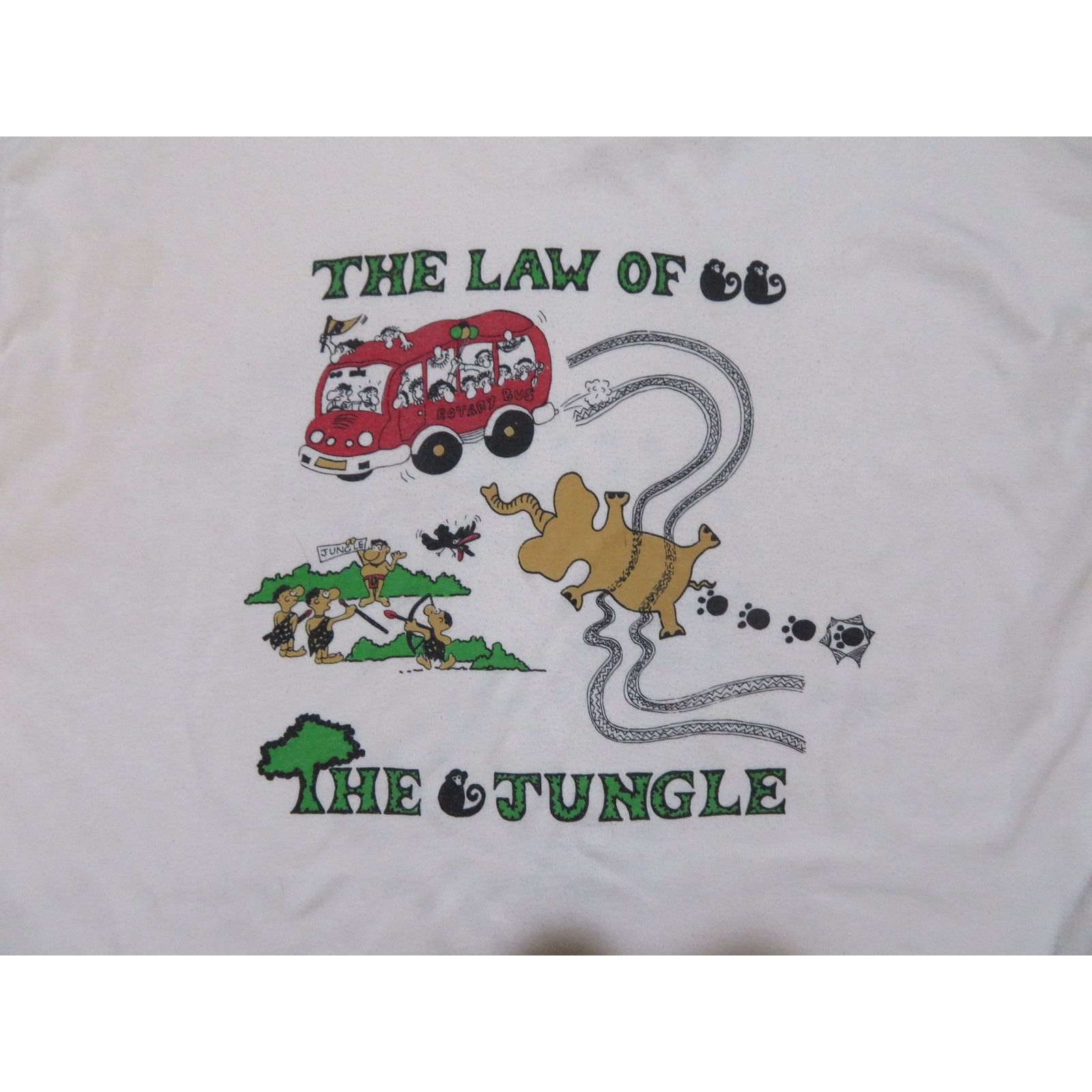 Other The Law of the Jungle 1994 T-Shirt Tiger 7 Double Sided XL Size US XL / EU 56 / 4 - 5 Thumbnail