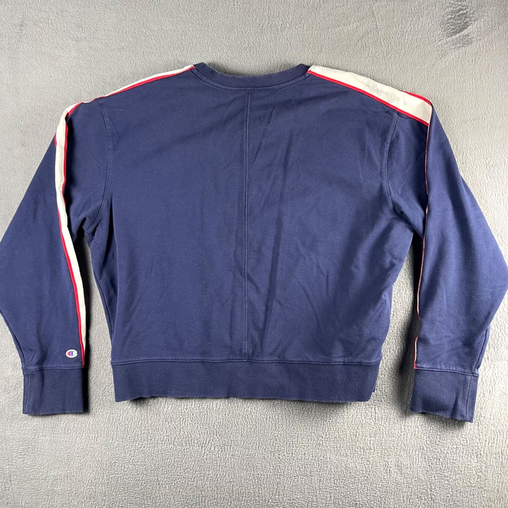 Champion Champion Sweatshirt Womens XL Blue Long Sleeve Crew Neck Pullover Size XL / US 12-14 / IT 48-50 - 2 Thumbnail