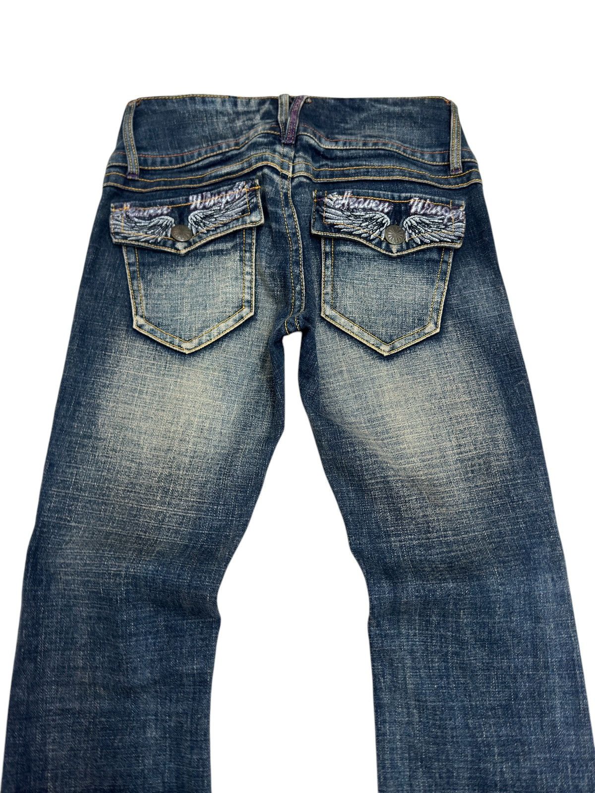 Hysteric Glamour FLARED HEAVEN WINGER GOT WING POCKET MUD WASH DENIM Size US 27 - 9 Thumbnail