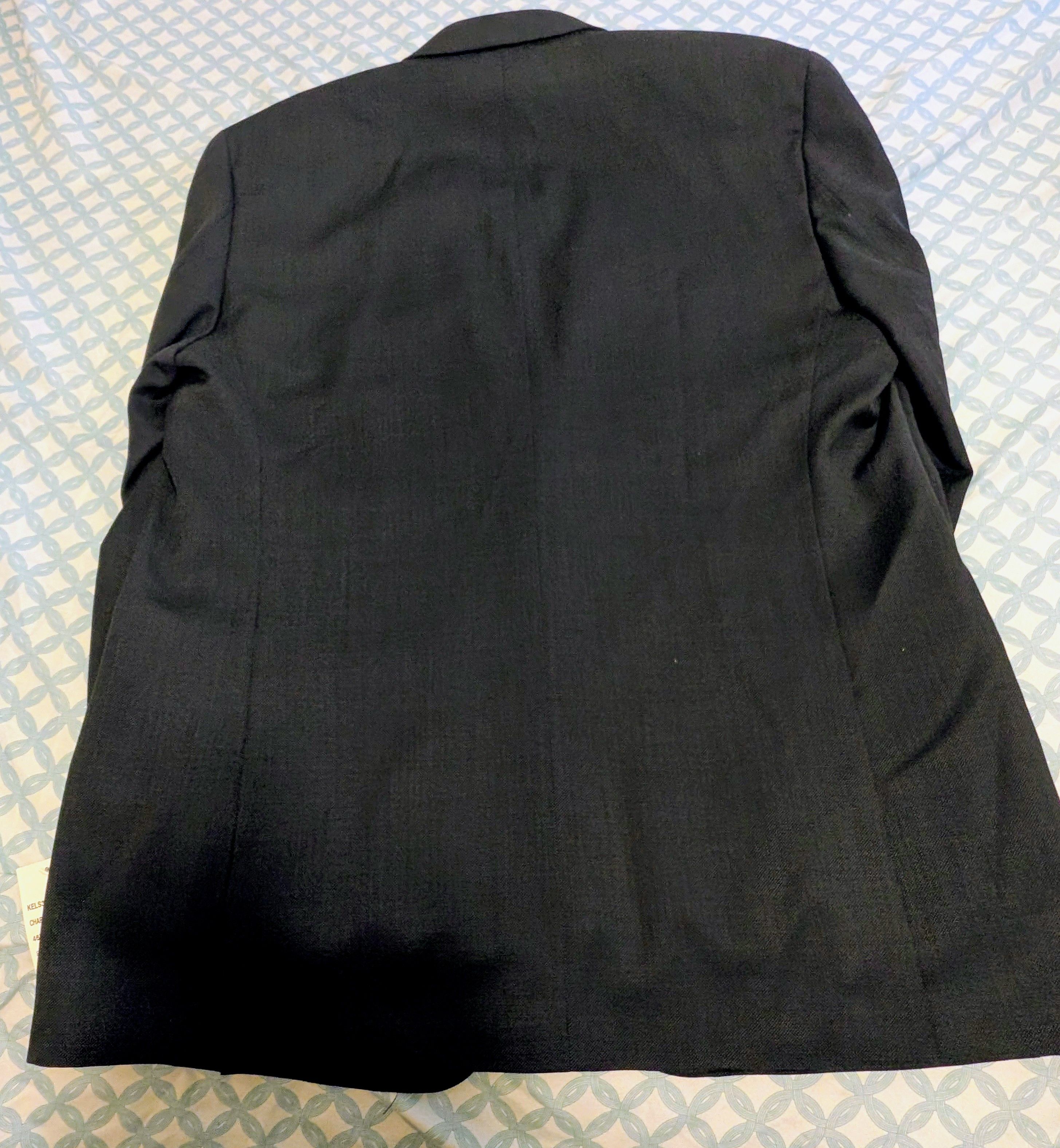 Michael Kors New Michael Kors 3 Piece 100% Wool Suit Charcoal Size 46L Size 46L - 2 Thumbnail