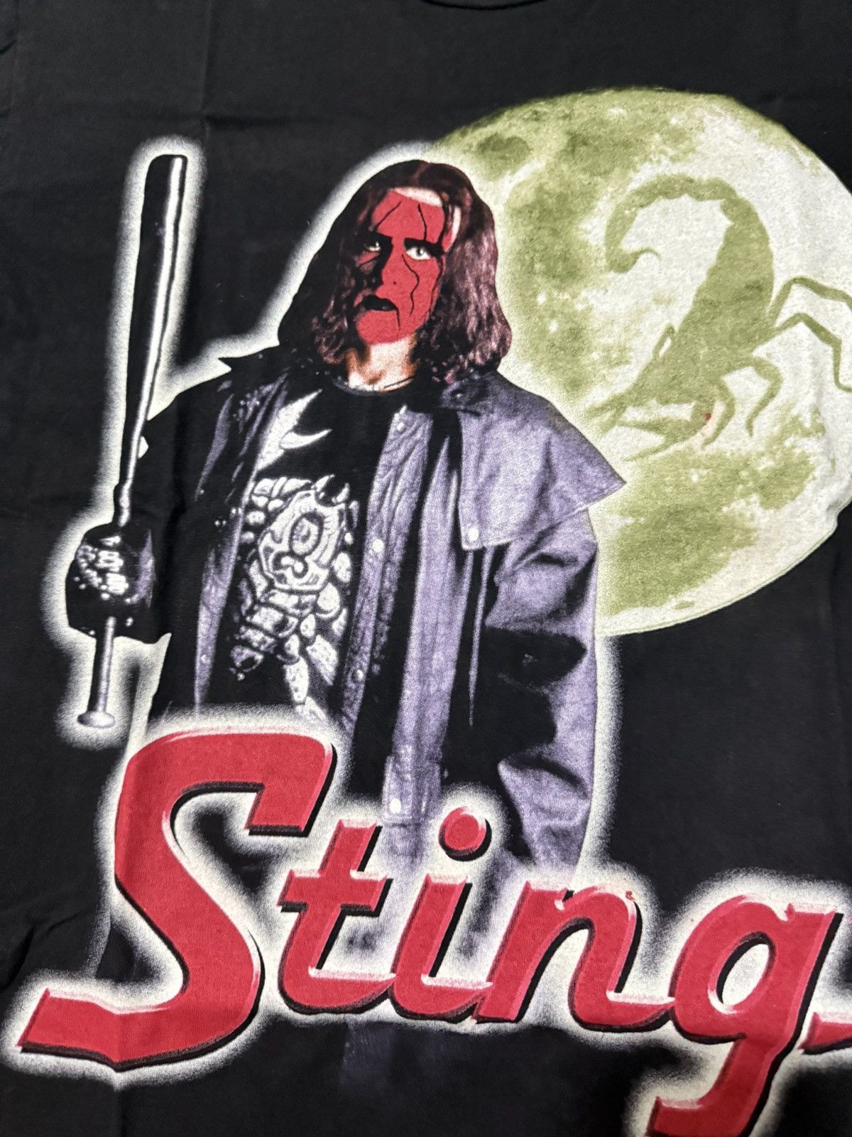 Vintage DEADSTOCK Vintage 90s WCW Wolfpac Sting Shirt Size US M / EU 48-50 / 2 - 2 Thumbnail