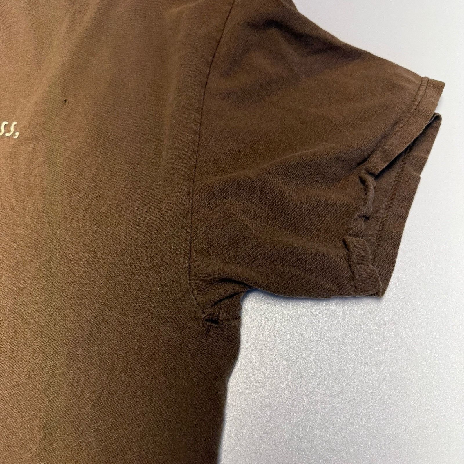 Vintage Vintage Y2K Funny Saying T Shirt Mens 2XL 25x29 Brown Short Size US XXL / EU 58 / 5 - 6 Thumbnail