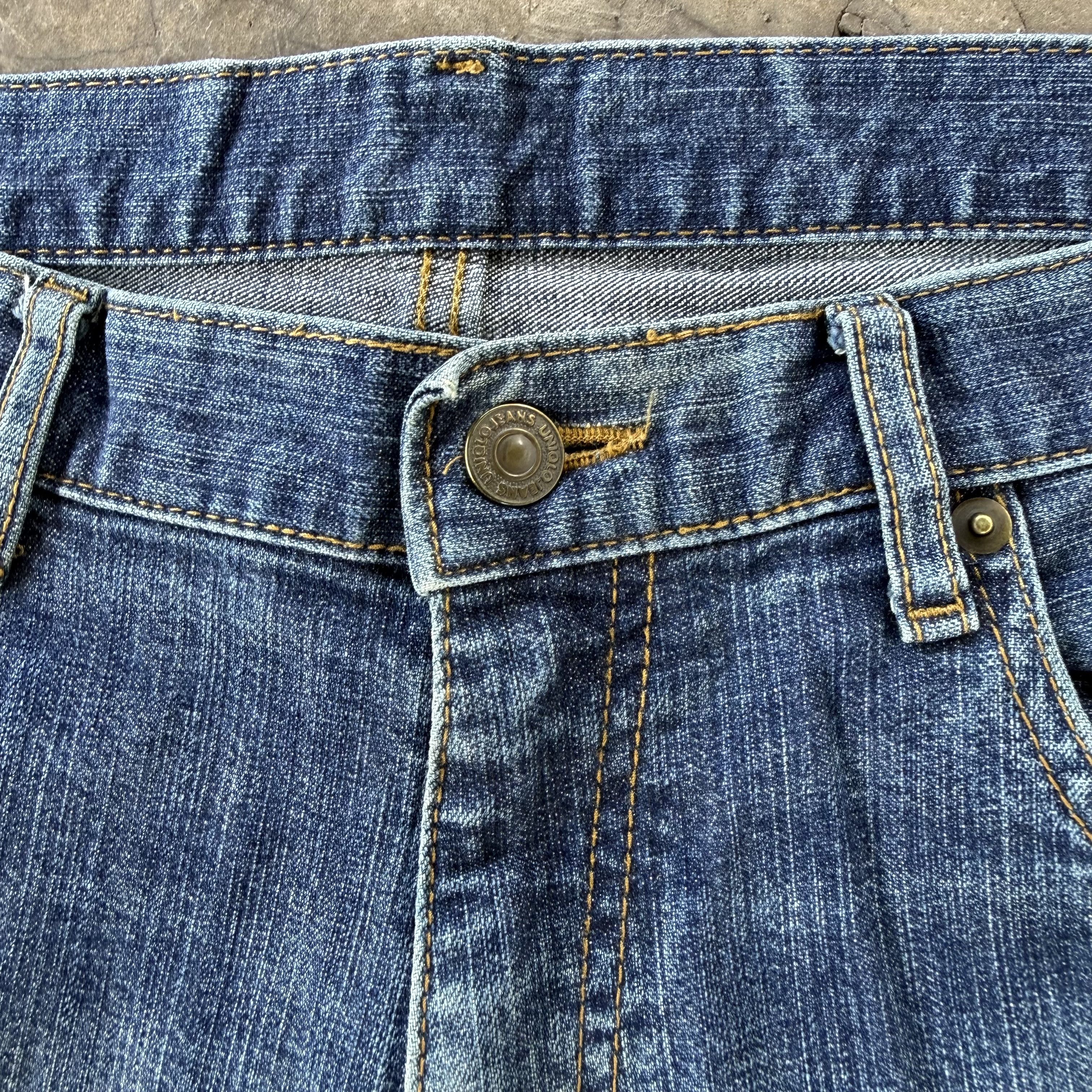 Japanese Brand W36 Vintage Japanese Flare Denim Faded Jean Pants Size US 36 / EU 52 - 5 Thumbnail
