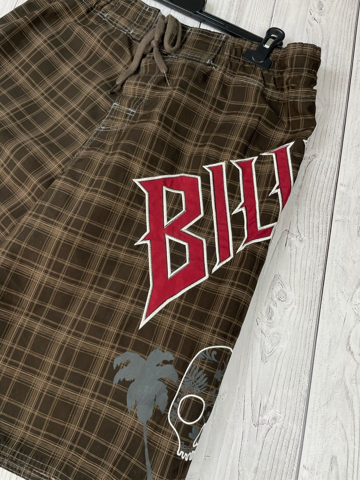 Billabong Vintage Billabong brown shorts big logo size 38 Y2K Size US 38 / EU 54 - 3 Thumbnail