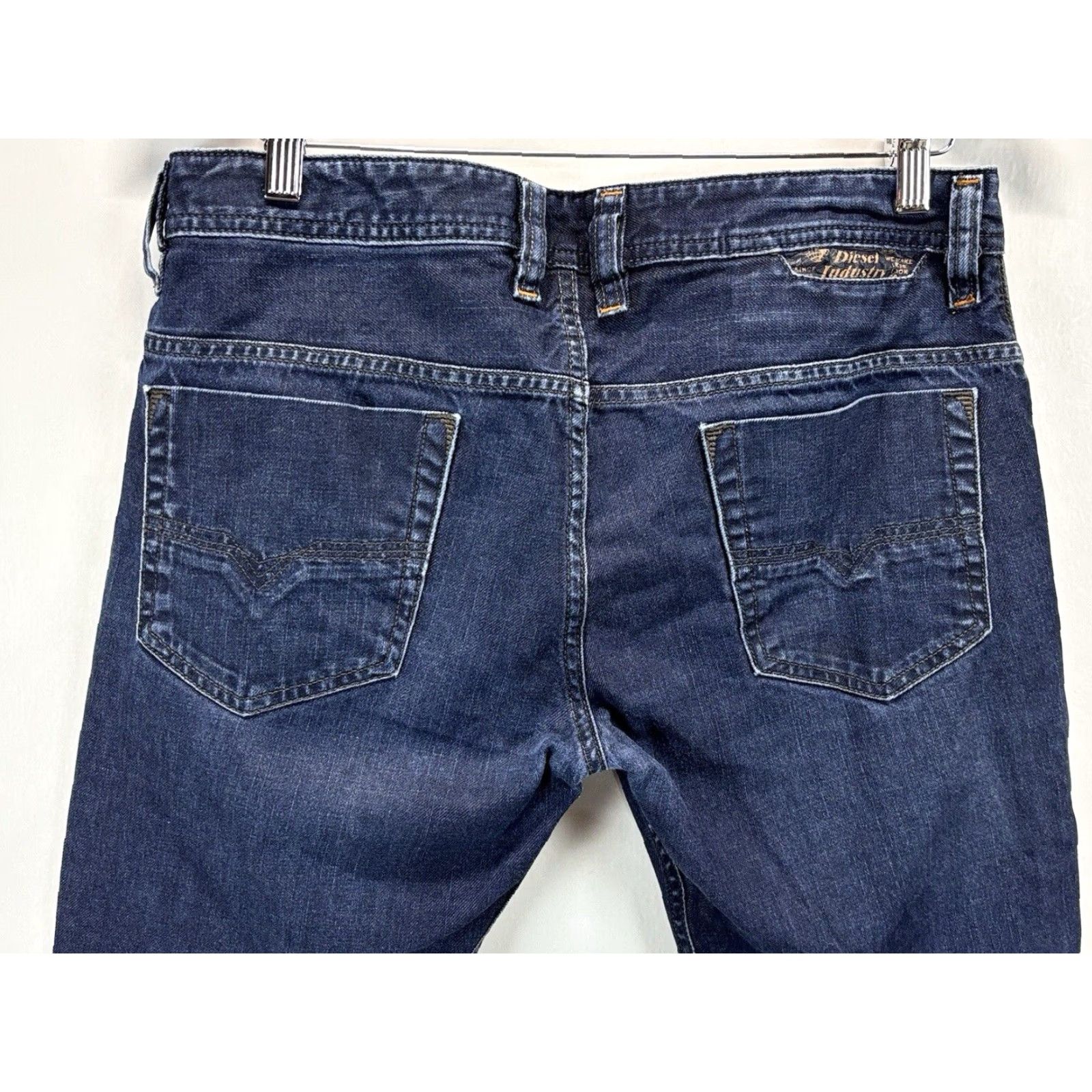 Diesel DIESEL Safado Jeans Slim Straight 31x26 Dark Wash Blue Mens Size US 31 - 4 Thumbnail