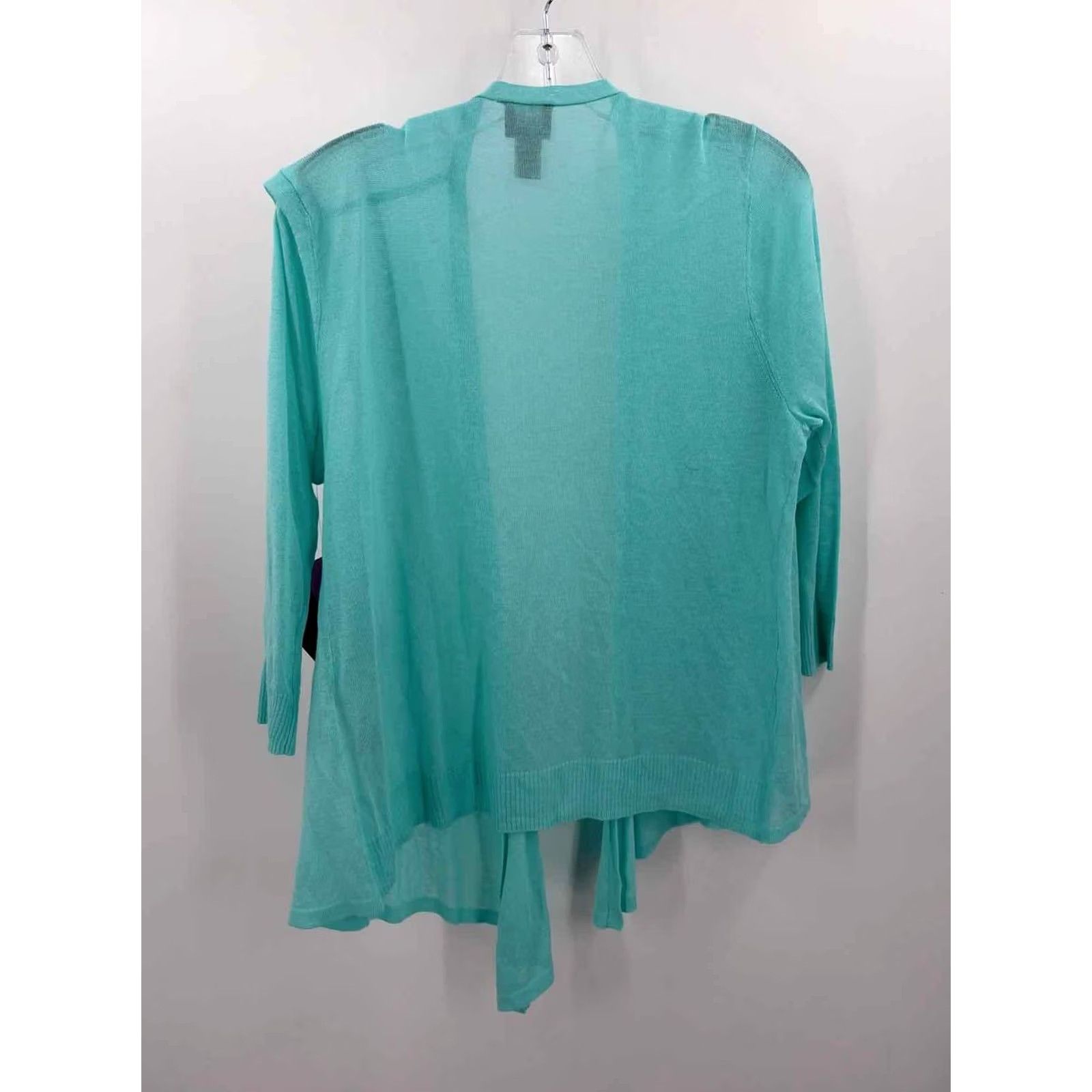 Vintage Pre-Owned Chico's Blue Cardigan Sweater Size 1/Medium XS? Size XS / US 0-2 / IT 36-38 - 2 Thumbnail