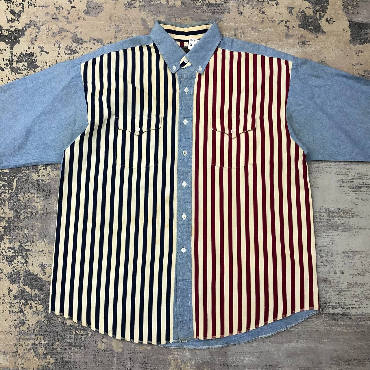 Panhandle Slim T438 VTG USA PANHANDLE SLIM DENIM SHIRTS Size US XL / EU 56 / 4 - 4 Thumbnail