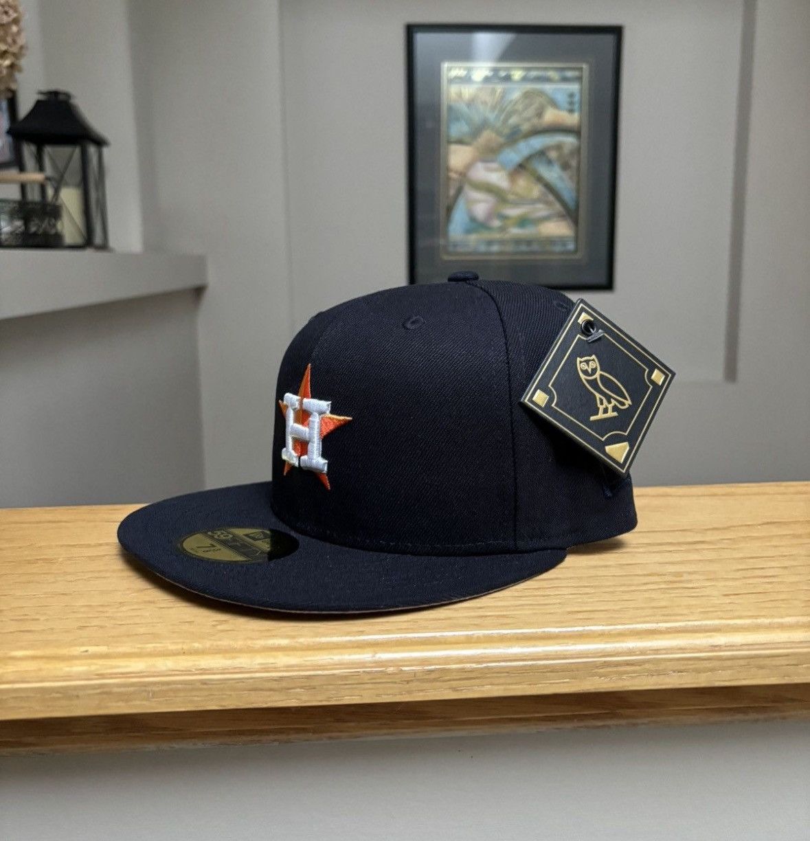 MLB × New Era × October's Very Own 7 3/8 - OVO x New Era x MLB Houston Astros Fitted Hat Size ONE SIZE - 2 Thumbnail