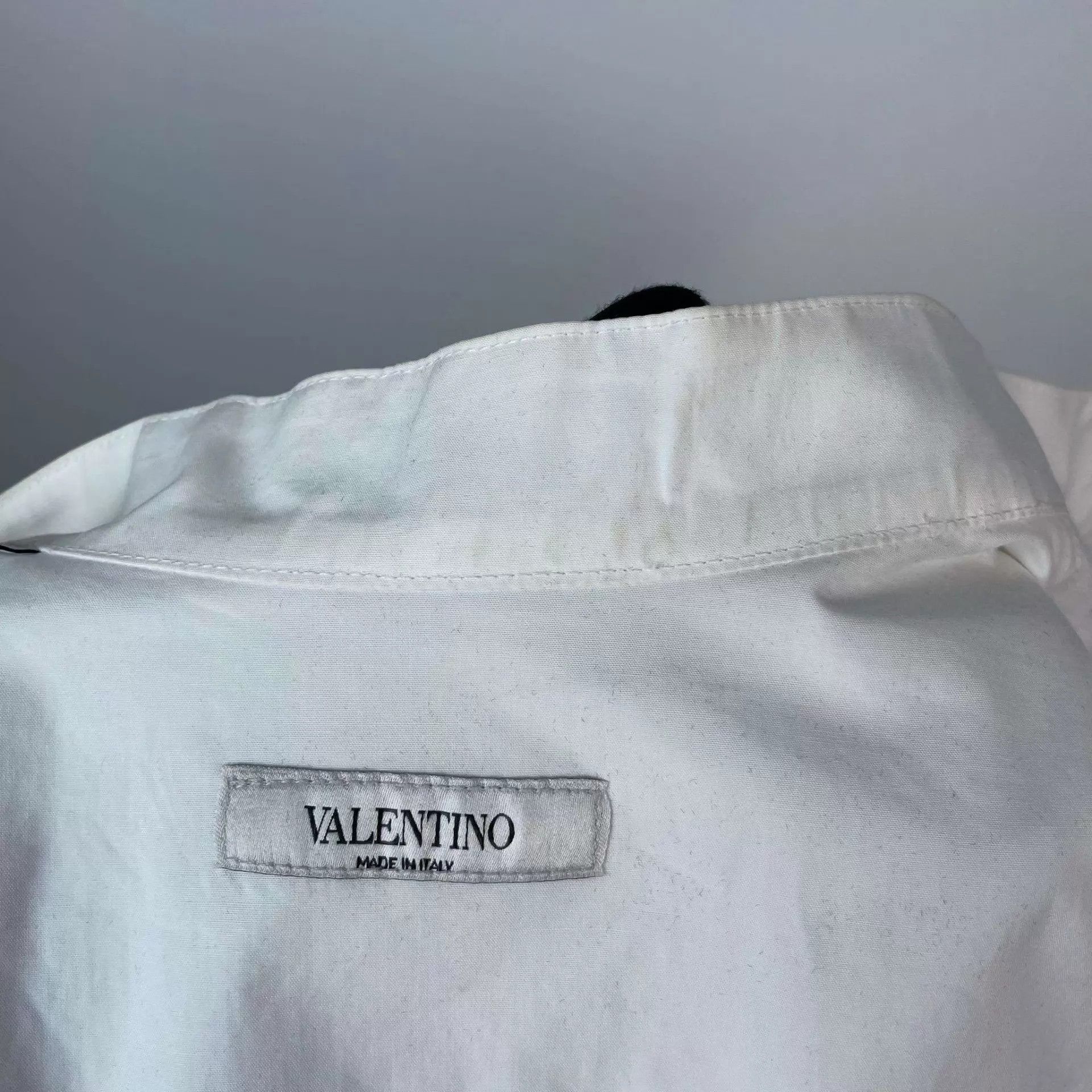 Valentino Valentino 95 White Lace-Cutout Longsleeve Shirt Size US S / EU 44-46 / 1 - 4 Thumbnail