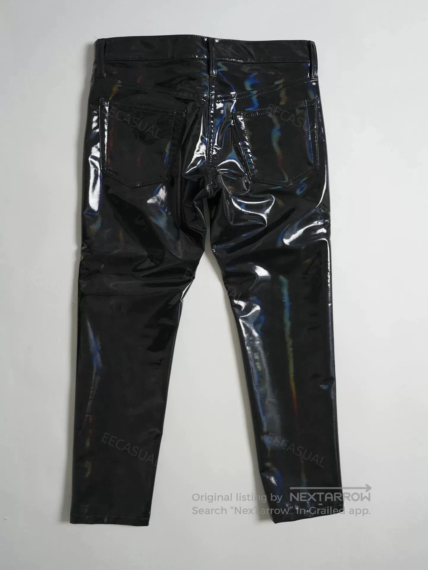 Junya Watanabe Junya Watanabe Black Patent Leather Pants. Size US 26 / EU 42 - 4 Thumbnail