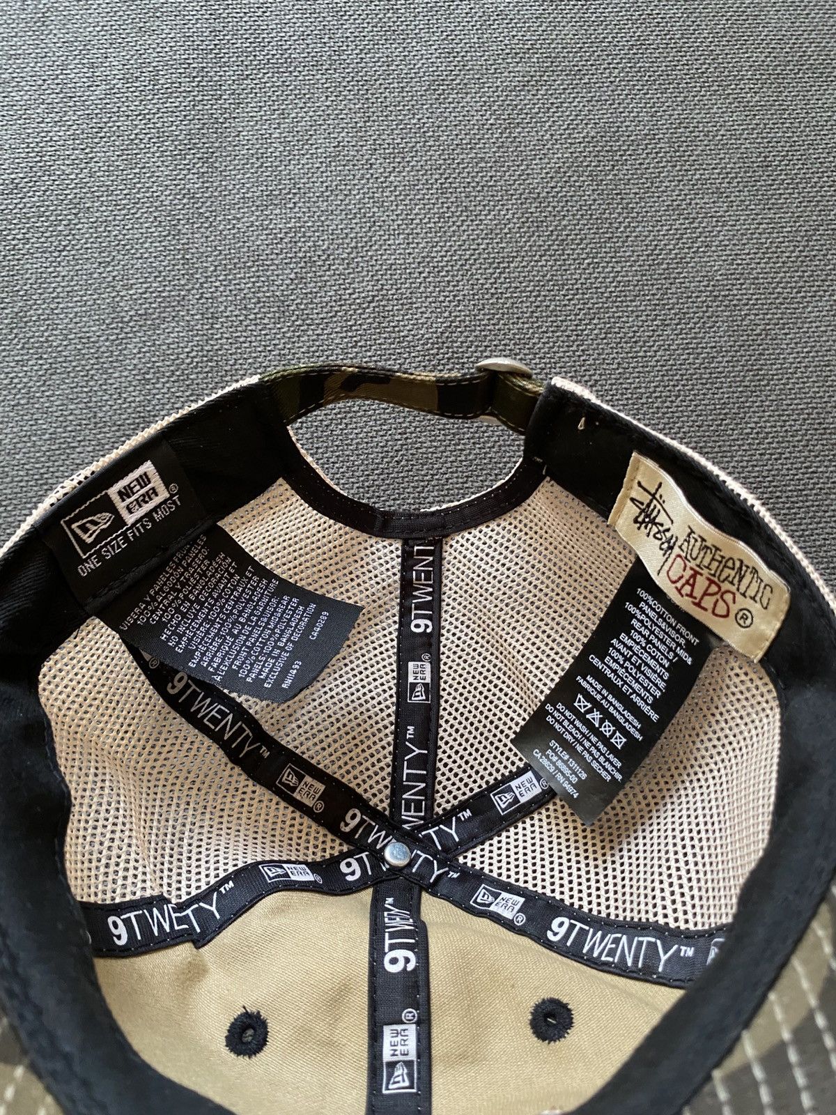 New Era × Stussy Stussy New Era 9Twenty Trucker Mesh Cap Woodland Camo Size ONE SIZE - 4 Thumbnail