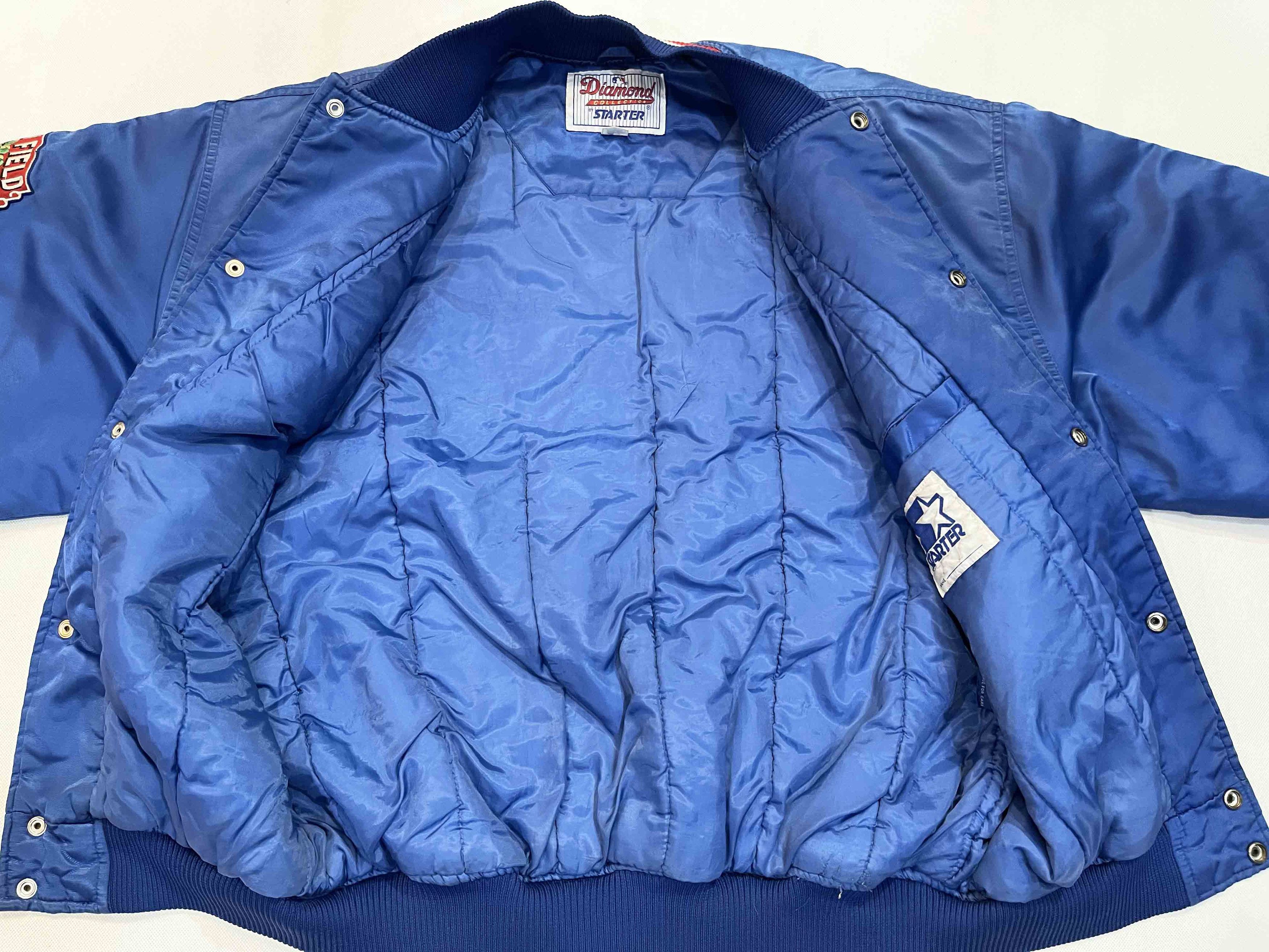 MLB × Starter Vintage Starter MLB Chicago Cubs Baseball Bomber Jacket Size US L / EU 52-54 / 3 - 7 Thumbnail