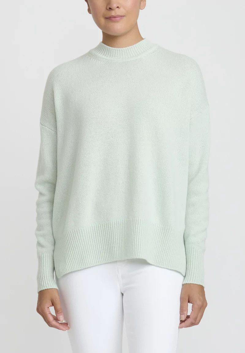 Jil Sander o1y1025 Cashmere Blend Sweater in Light Green Size M / US 6-8 / IT 42-44 - 1 Thumbnail